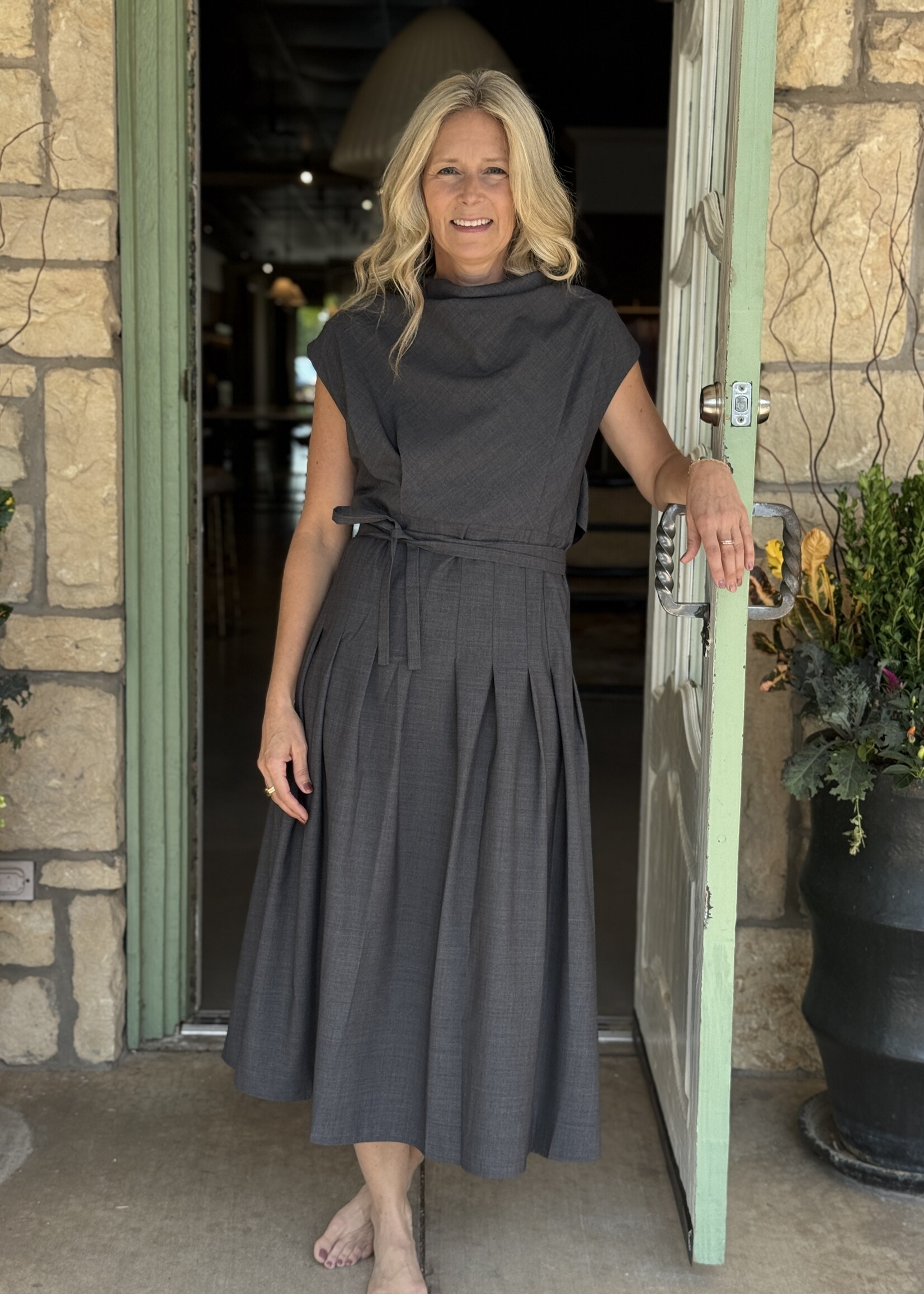 Psophia Dress Anthacite