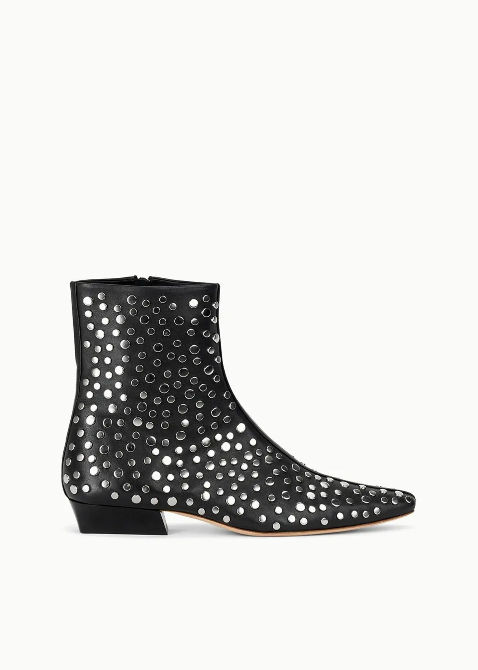 Staud Wally Flat Ankle Boot- Rivets