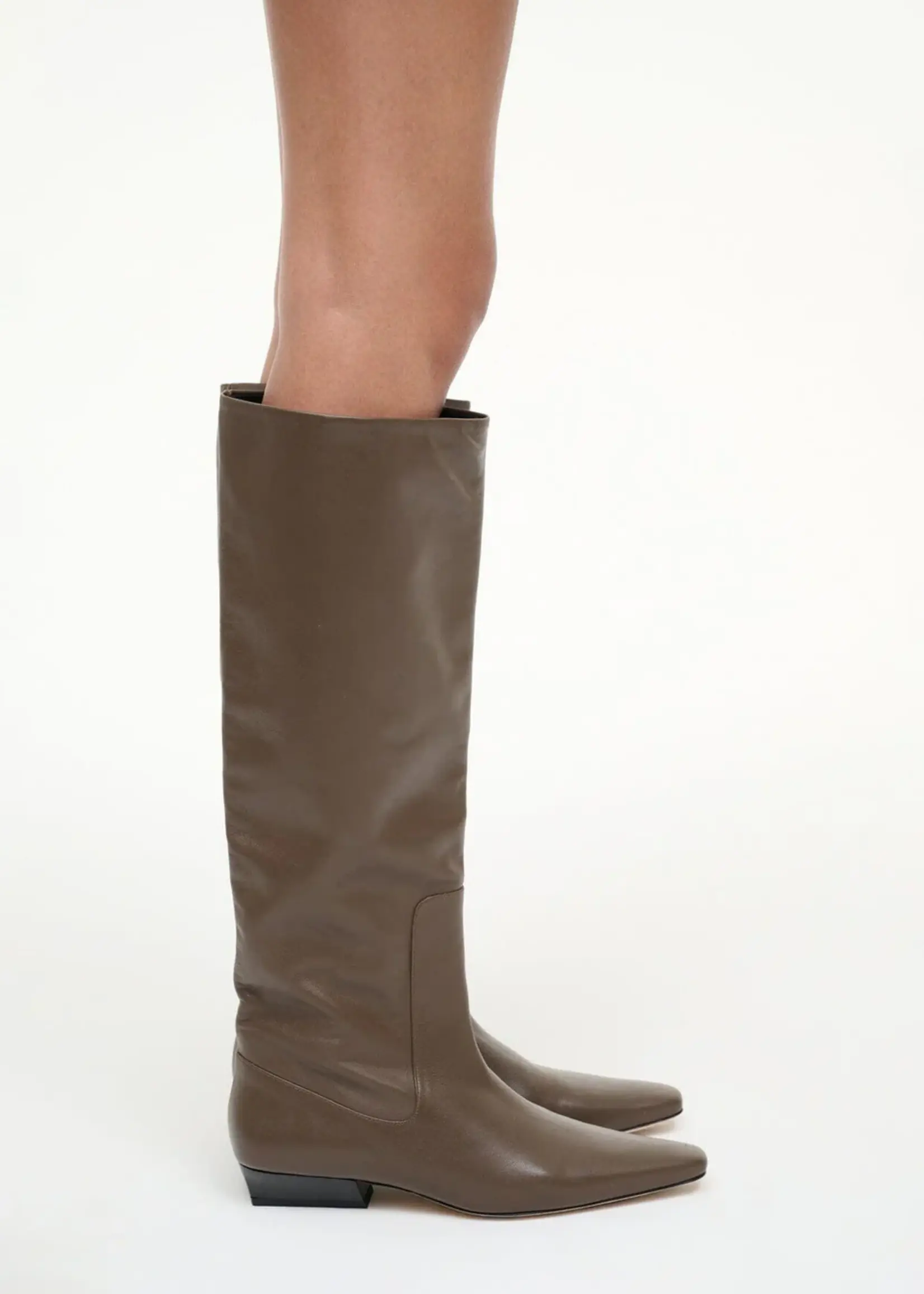 Staud Wally Flat Boot- Truffle