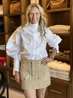Psophia Draped Dolman Sleeve Blouse