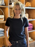 The Shrunken Perfect Tee- Black