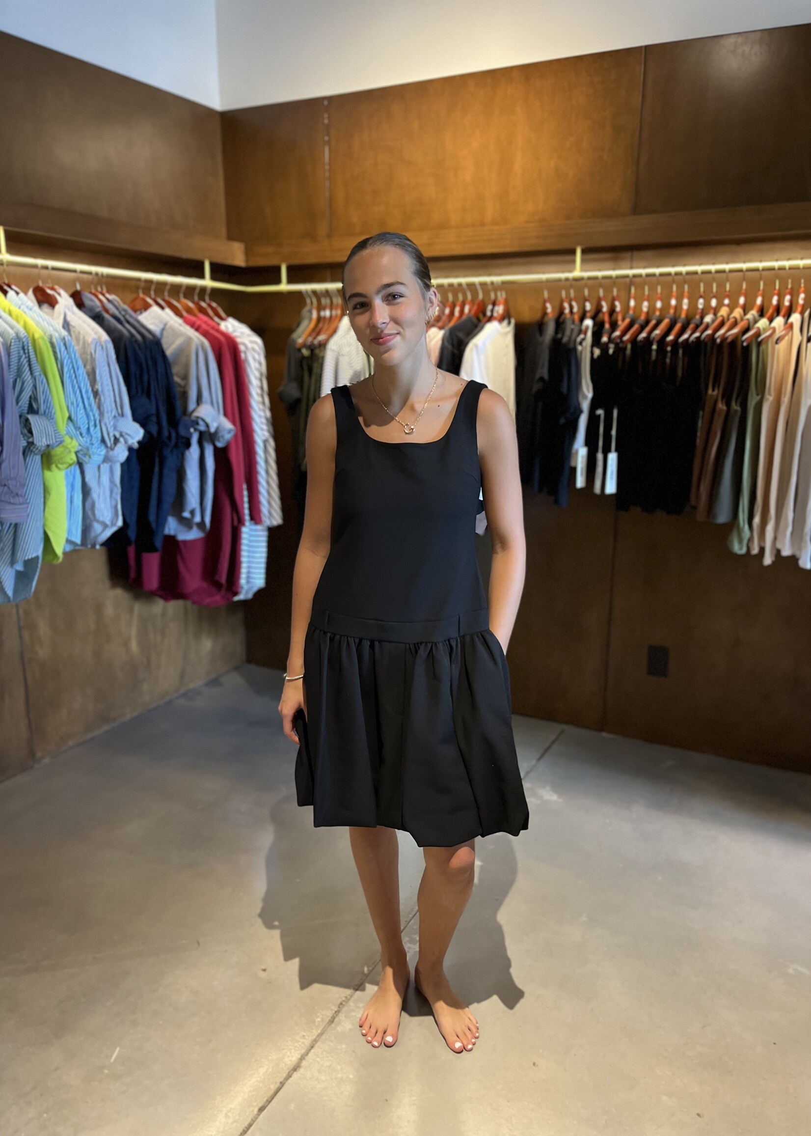 Atelier Edition Square Neck Balloon Dress