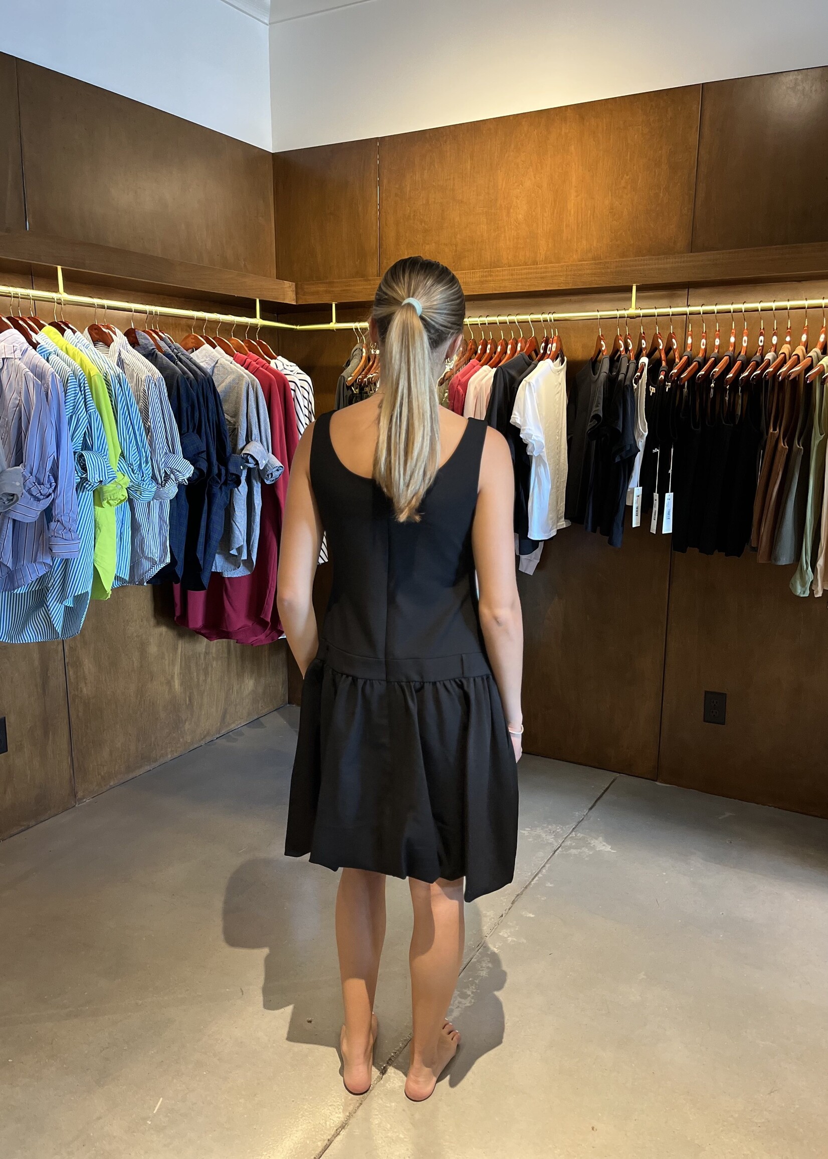 Atelier Edition Square Neck Balloon Dress