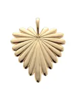 Jane Win Jewelry LOVE Full-Heart Pendant Gold (charm only)
