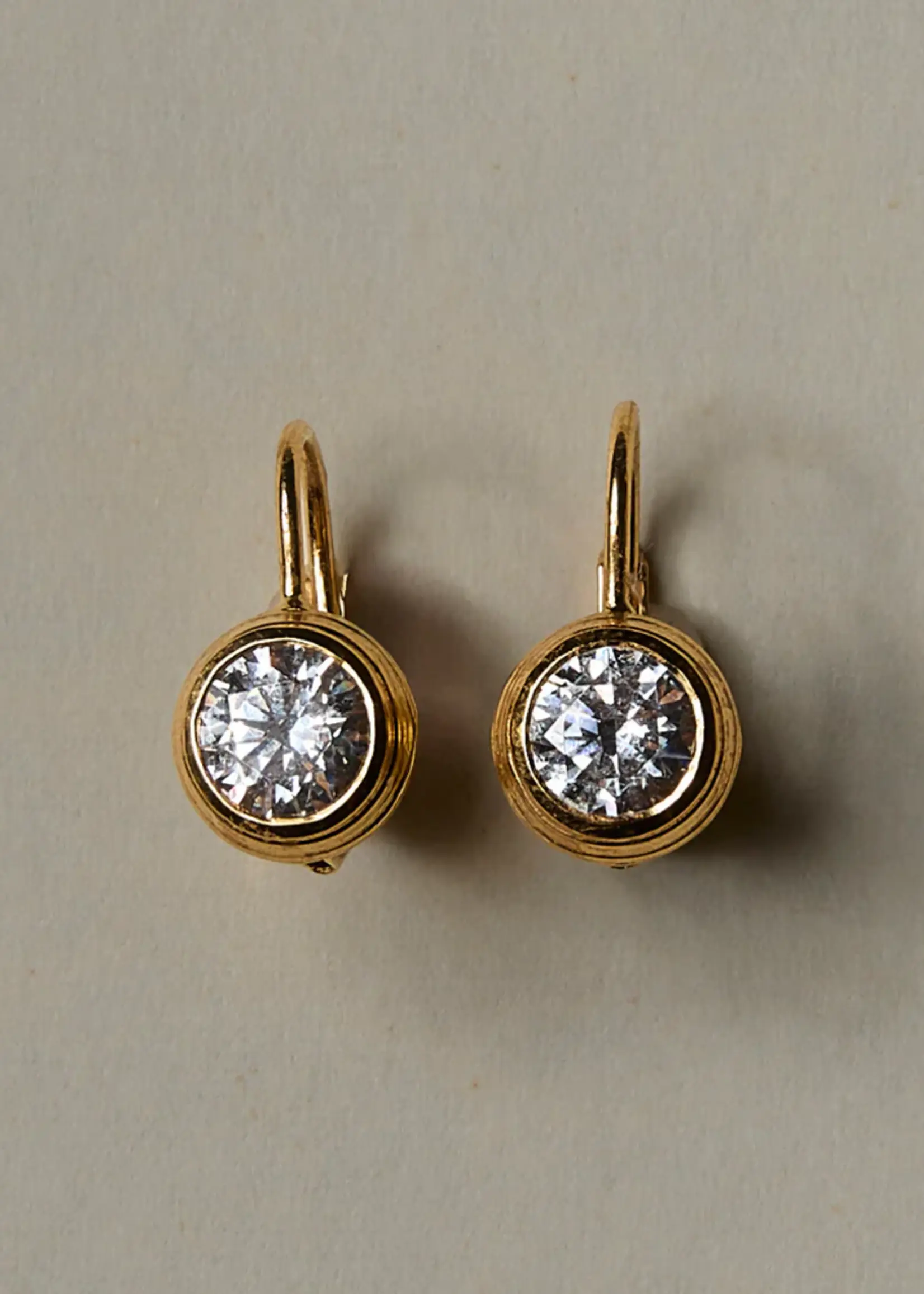 HART Jewelry Bezel Drop Earrings