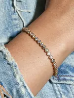 HART Jewelry Bezel Tennis Bracelet- 6.5"