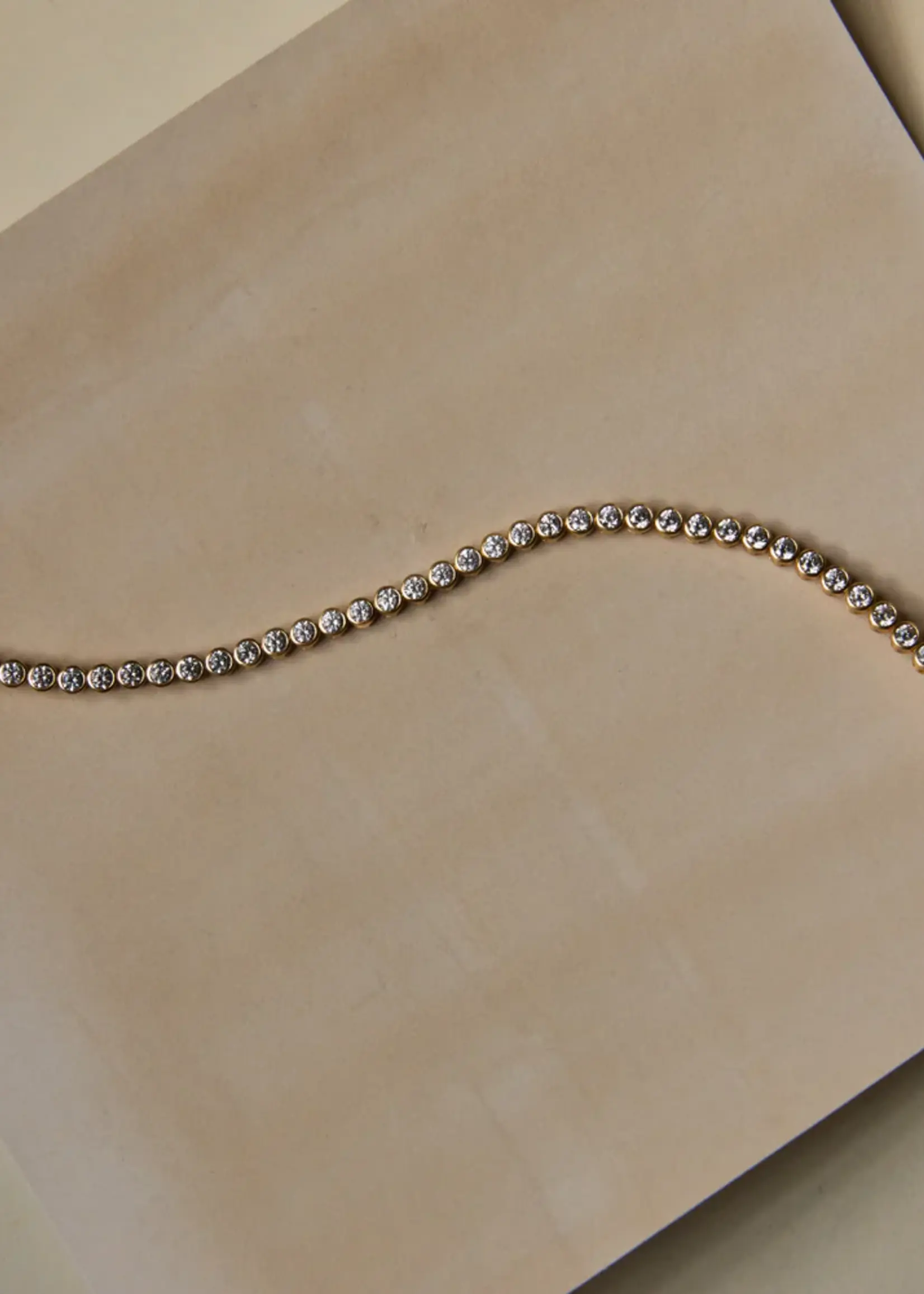 HART Jewelry Bezel Tennis Bracelet- 6.5"