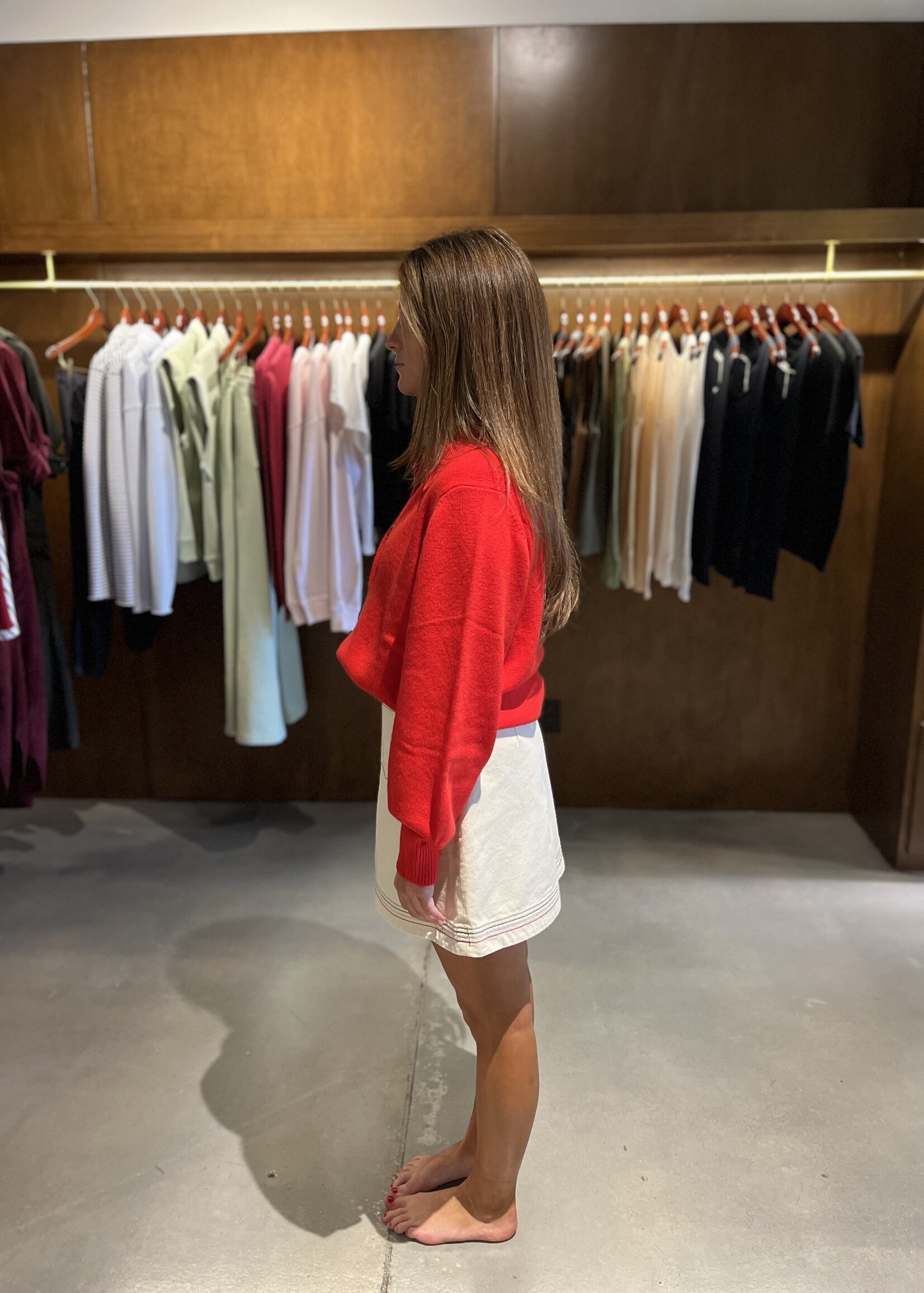 Alemais Norma Denim Mini Skirt