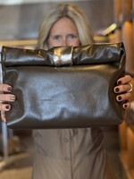 Staud Cuff Clutch- Truffle