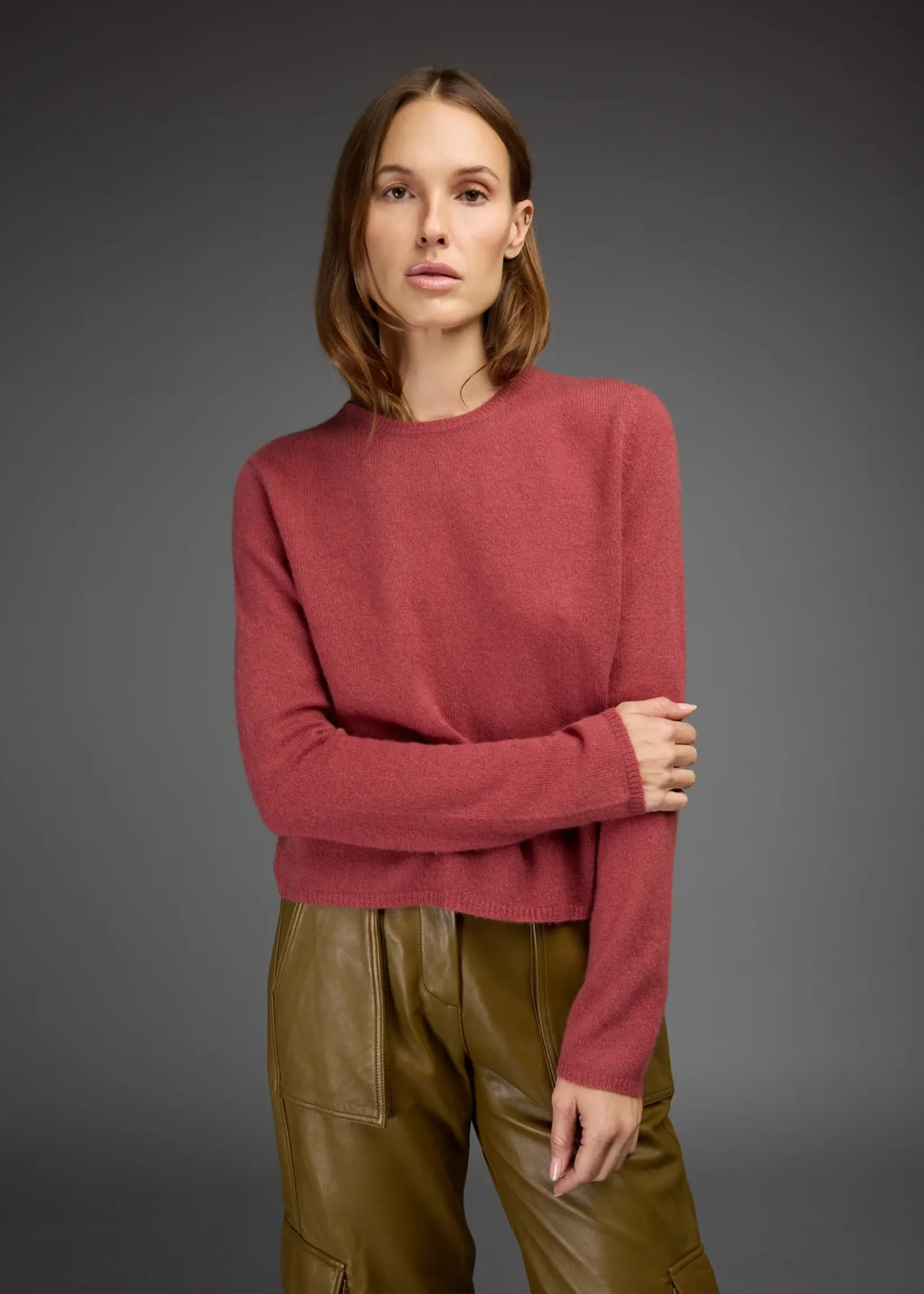 Love Binetti Clair Sweater- Mauve