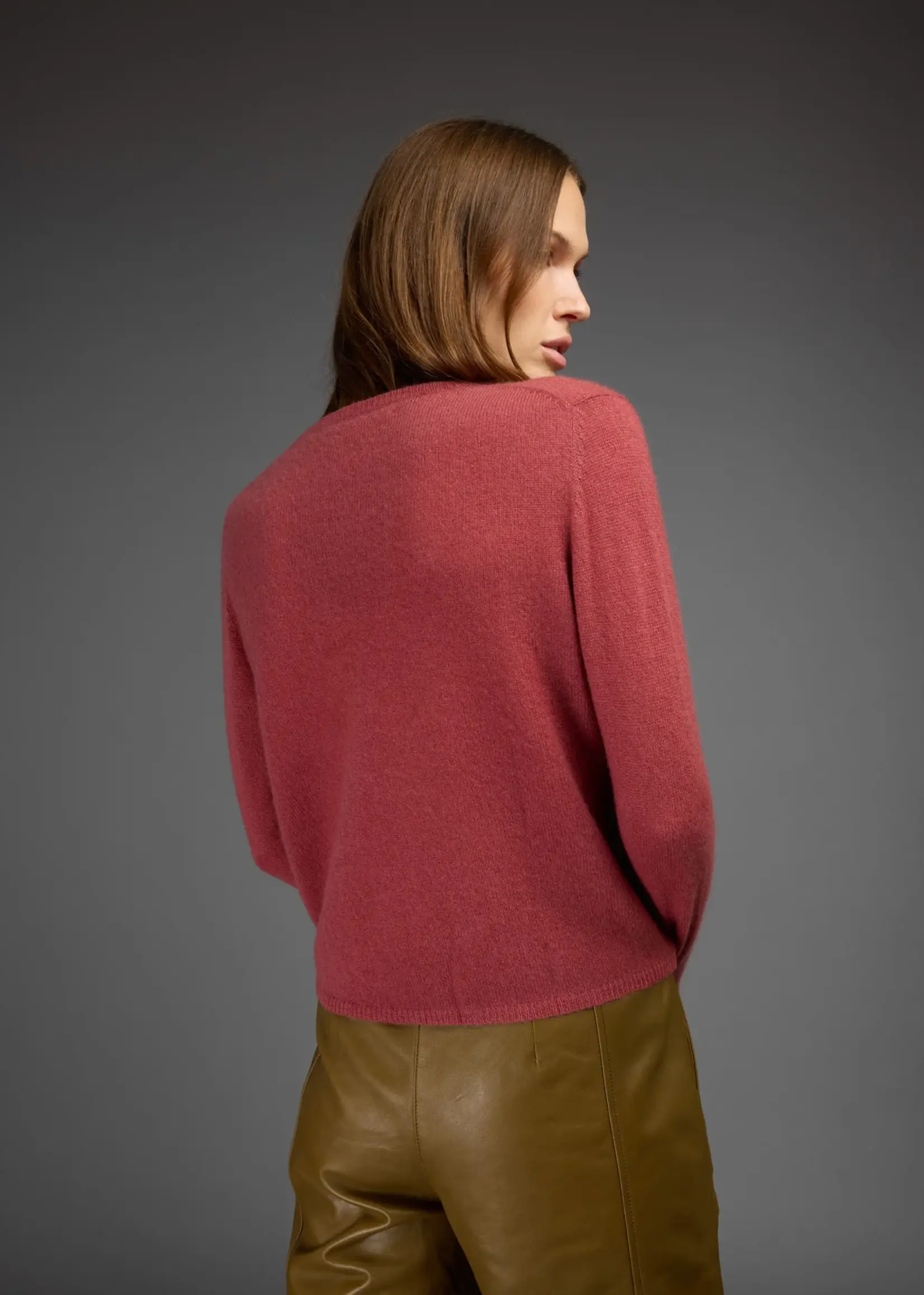 Love Binetti Clair Sweater- Mauve