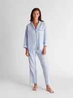 Sleepy Jones Marina Pajama Set- Blue End on End