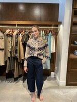 Veronica Beard Ryder High Rise Barrel- Indigo Rinse