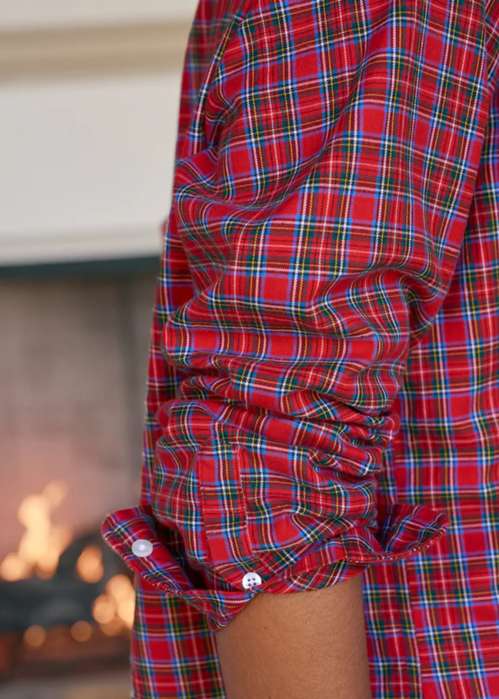 Frank & Eileen Eileen Relaxed Button-Up- Multicolor Red Plaid MBRW