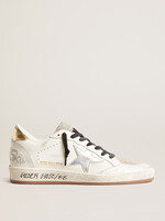 Golden Goose Ball Star Leather Upper Crack Toe and Spur Mini Viper Leather Printed Star Laminated Heel Signature