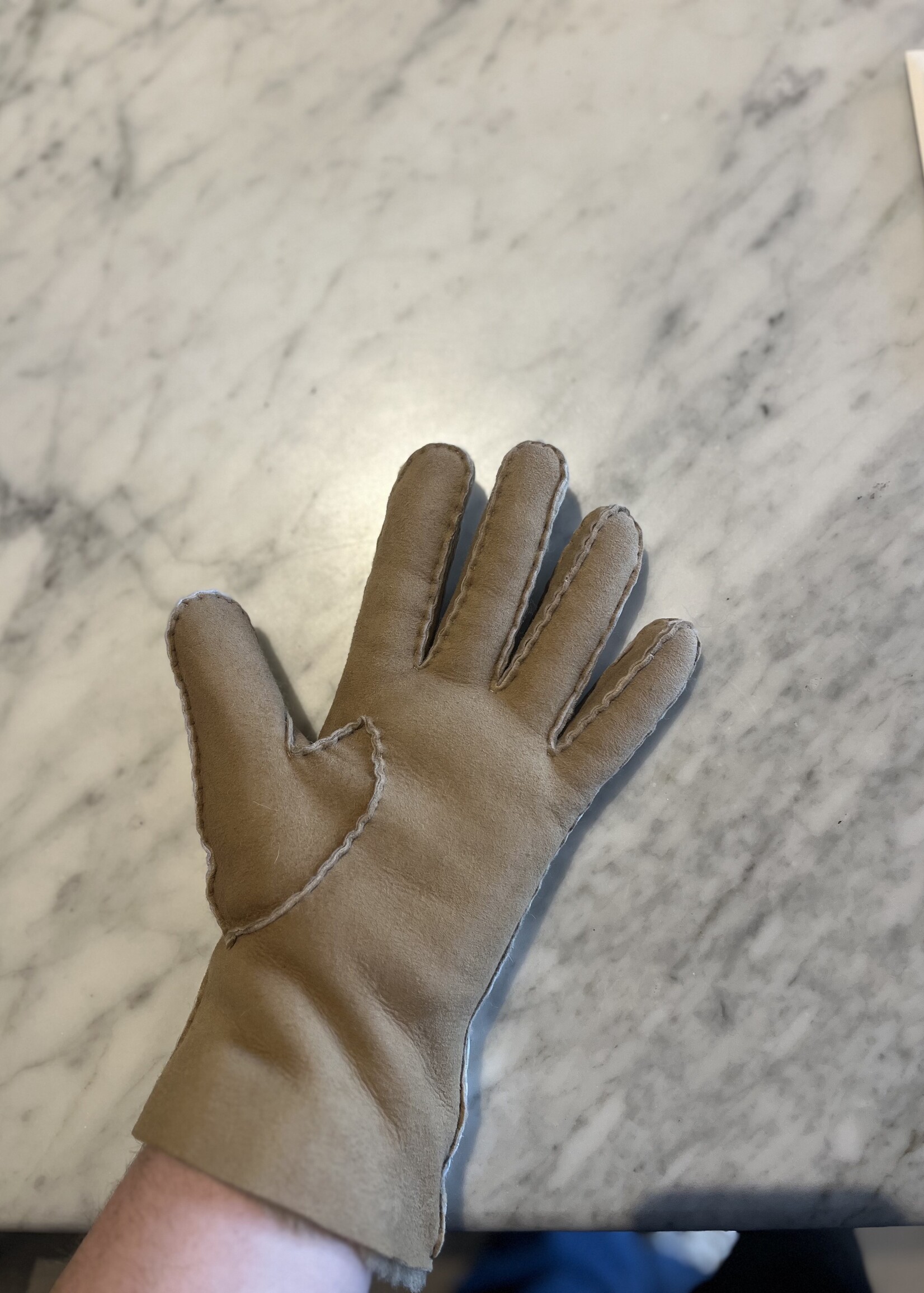 ARISTIDE AF04- INOX/VANILLA- 100% Shearling