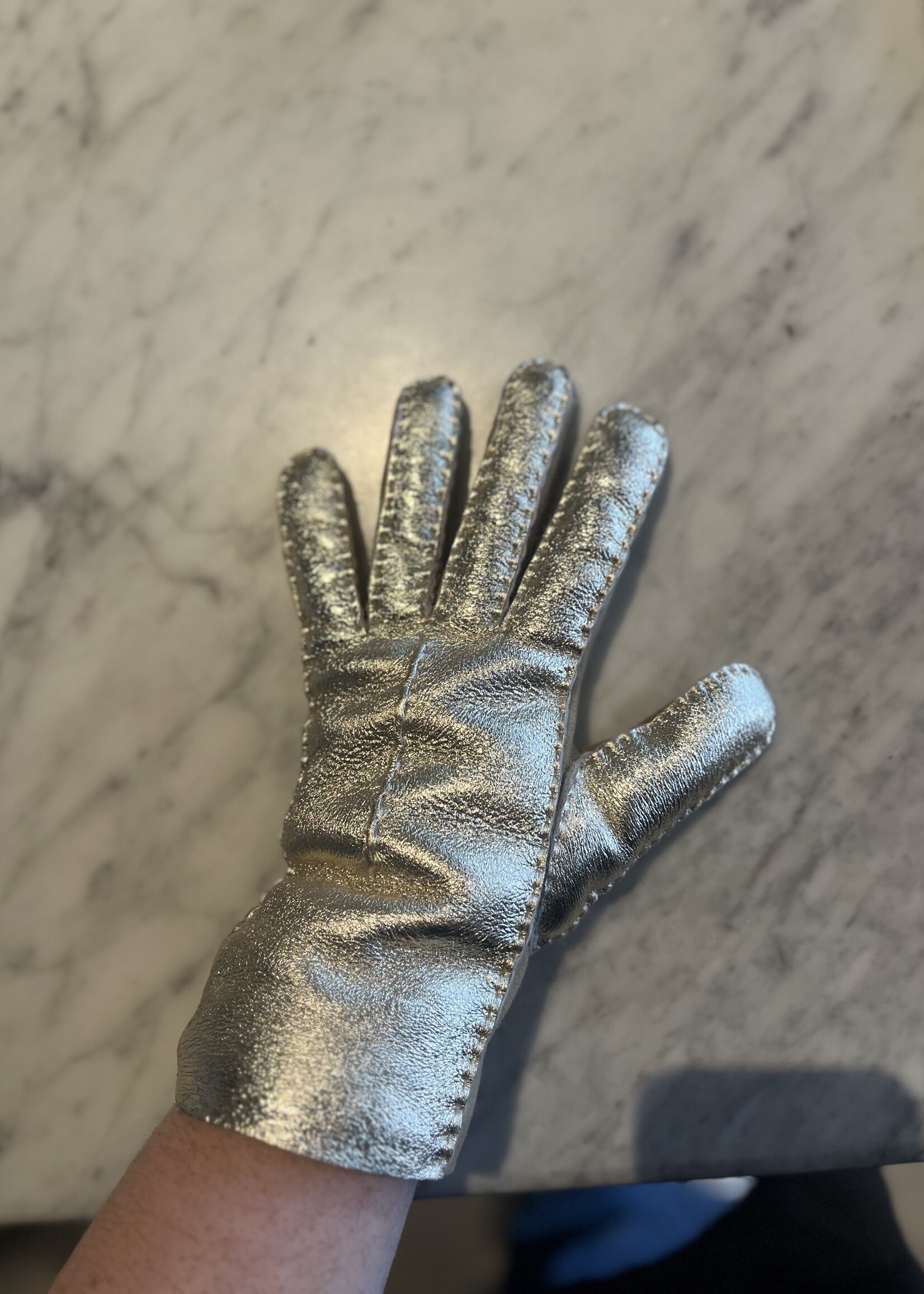 ARISTIDE AF04- INOX/VANILLA- 100% Shearling