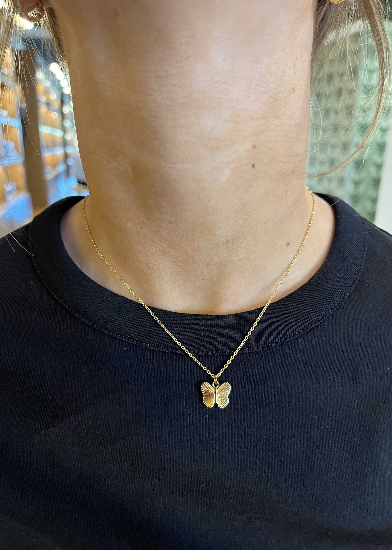 HART Jewelry Dainty Chain w Butterfly Charm