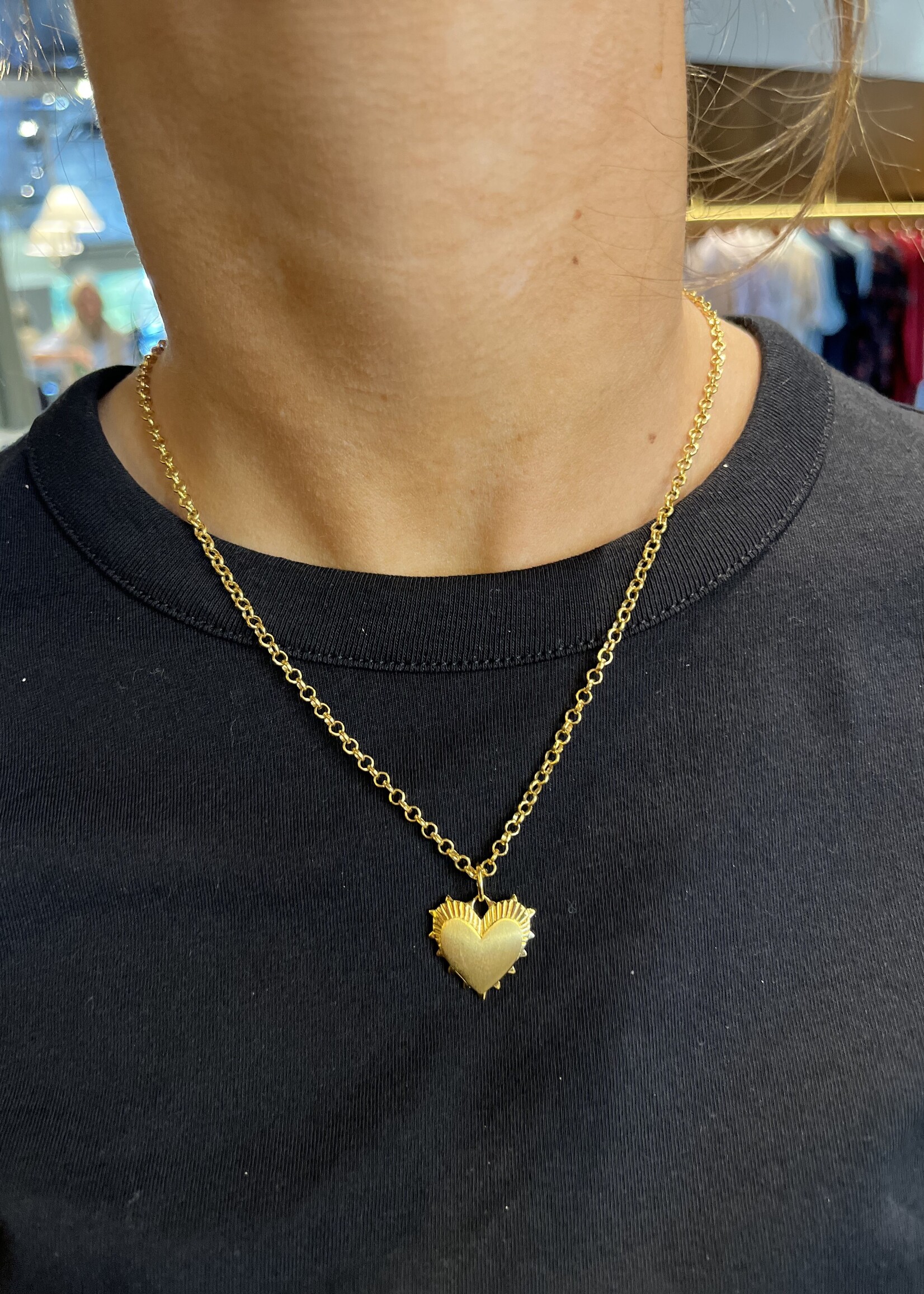 HART Jewelry Small Heart of Gold Necklace