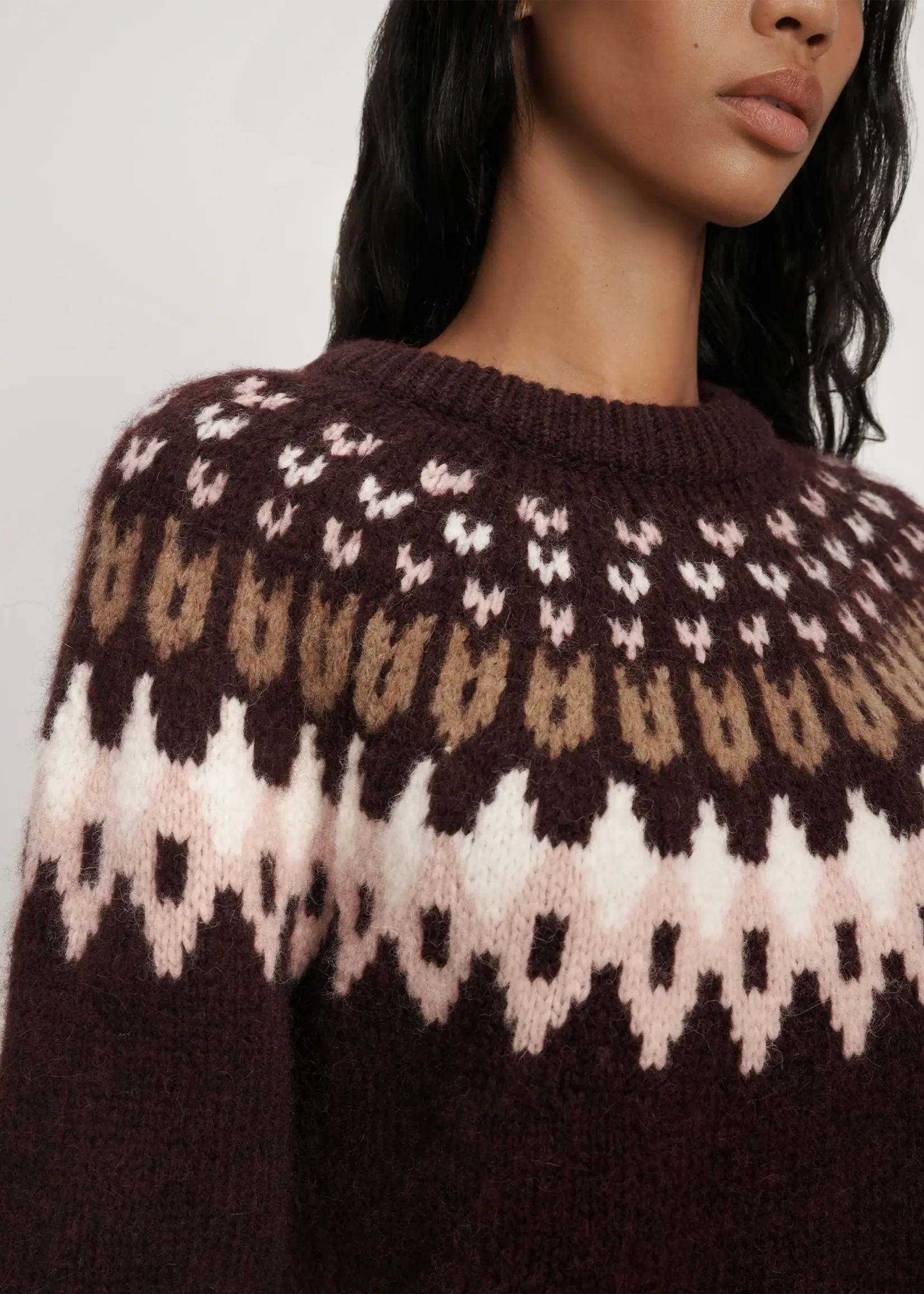 Veronica Beard Anne Fairisle Pullover