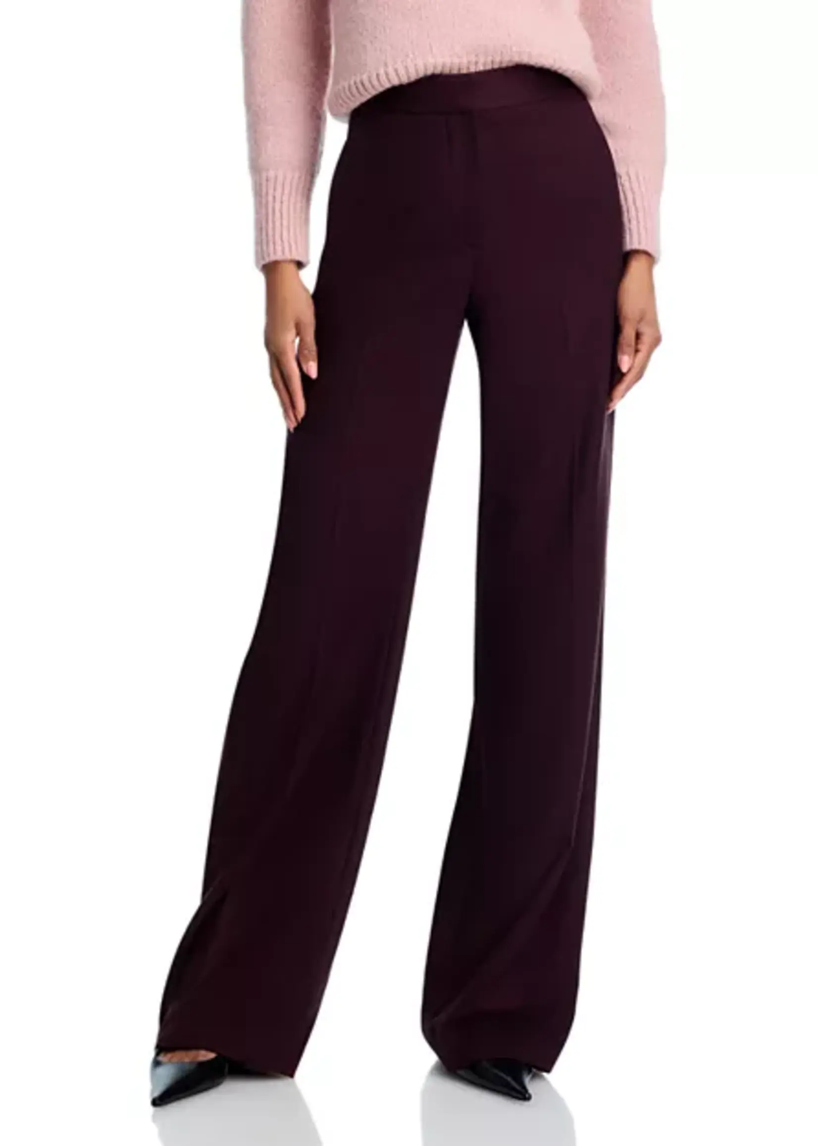 Veronica Beard Tonelli Pant- Dark Currant Melange
