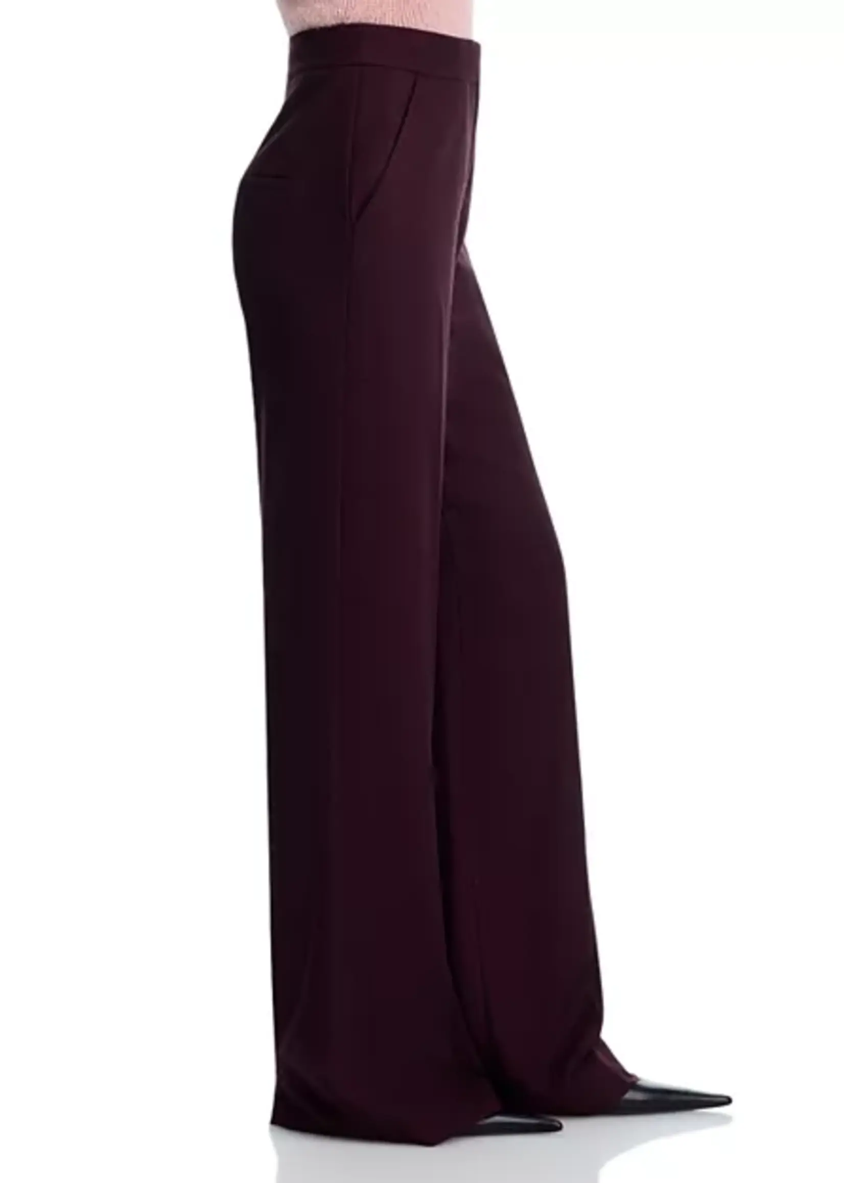 Veronica Beard Tonelli Pant- Dark Currant Melange