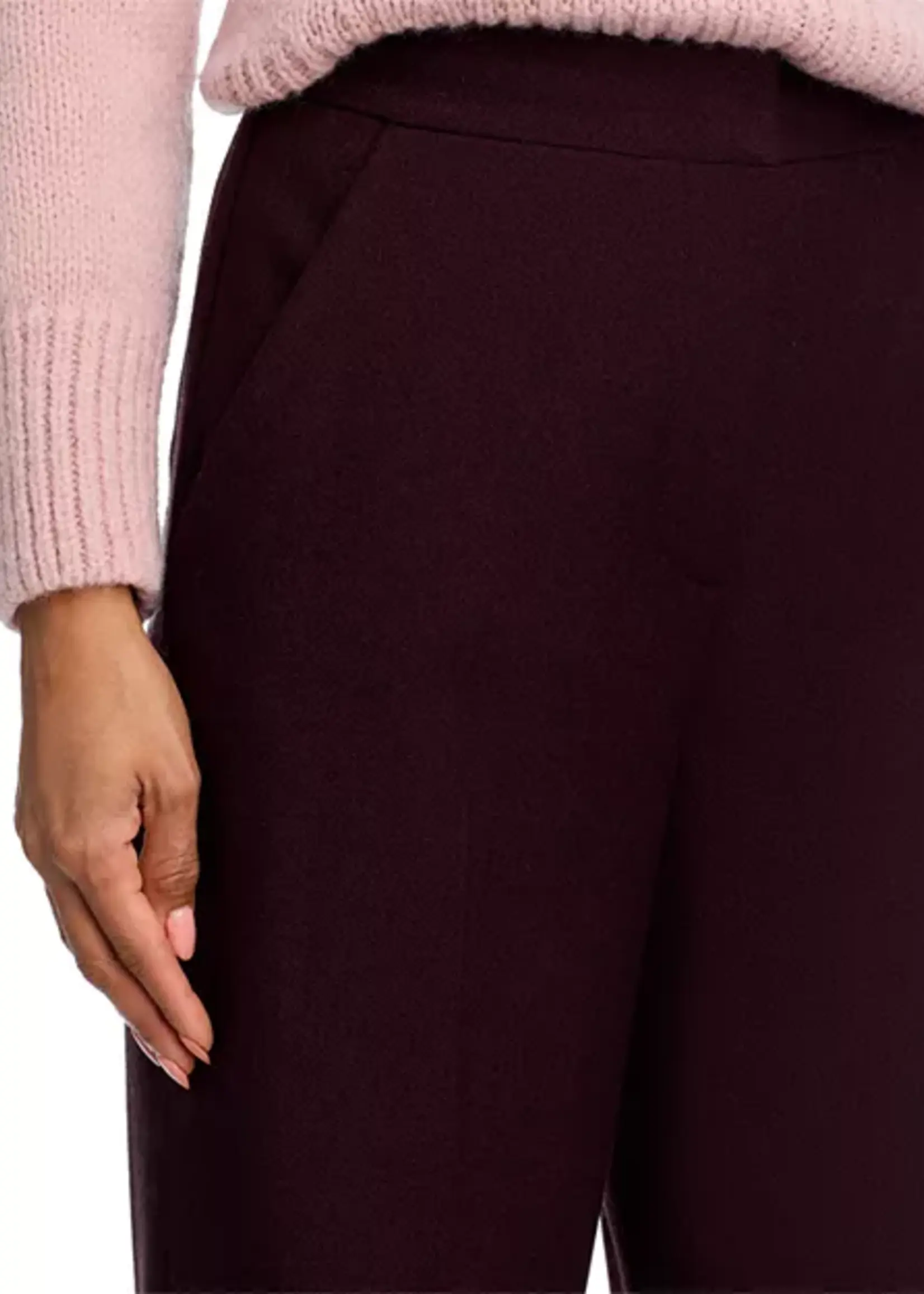 Veronica Beard Tonelli Pant- Dark Currant Melange