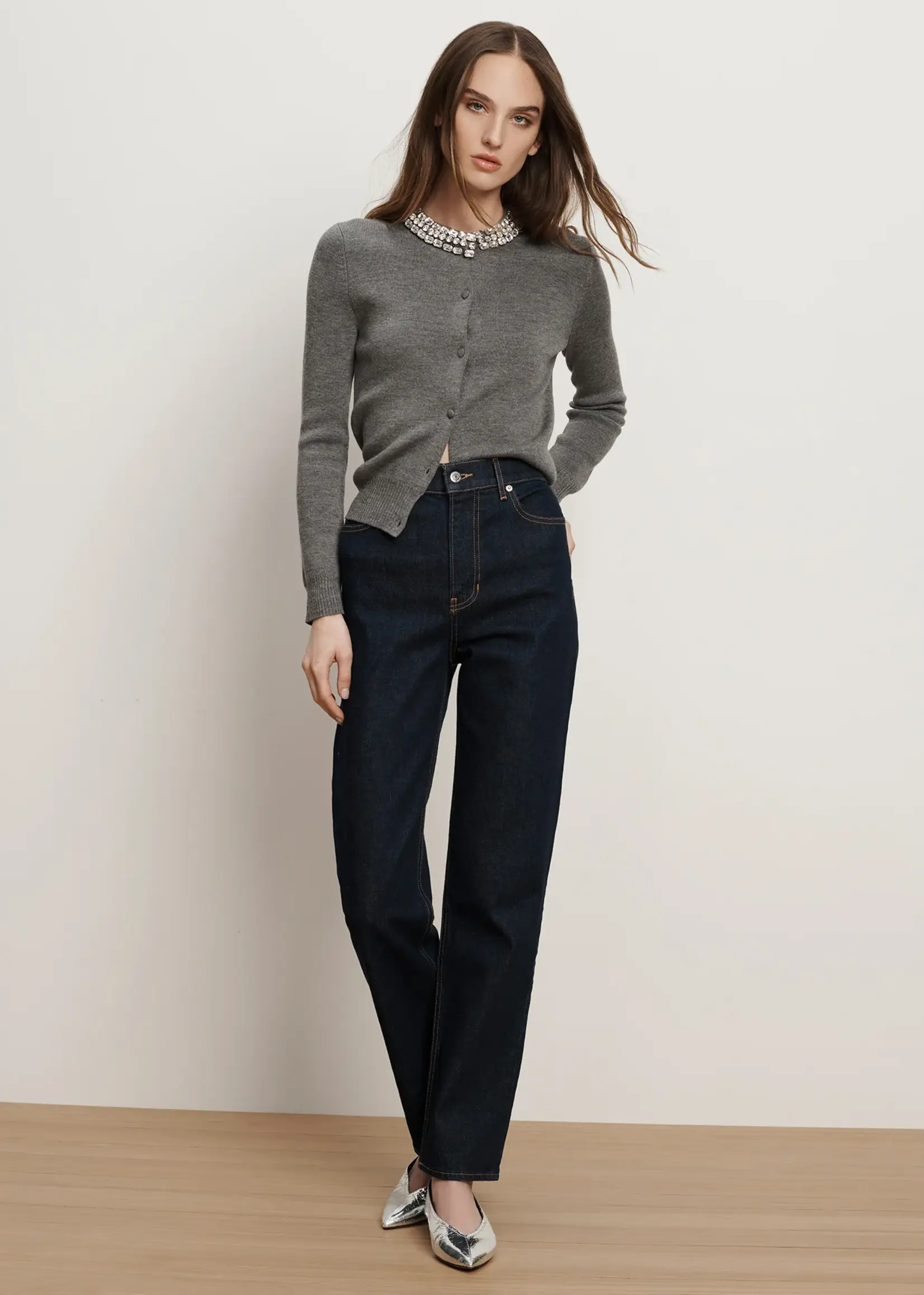 Veronica Beard Daro Cardigan w Embellishments