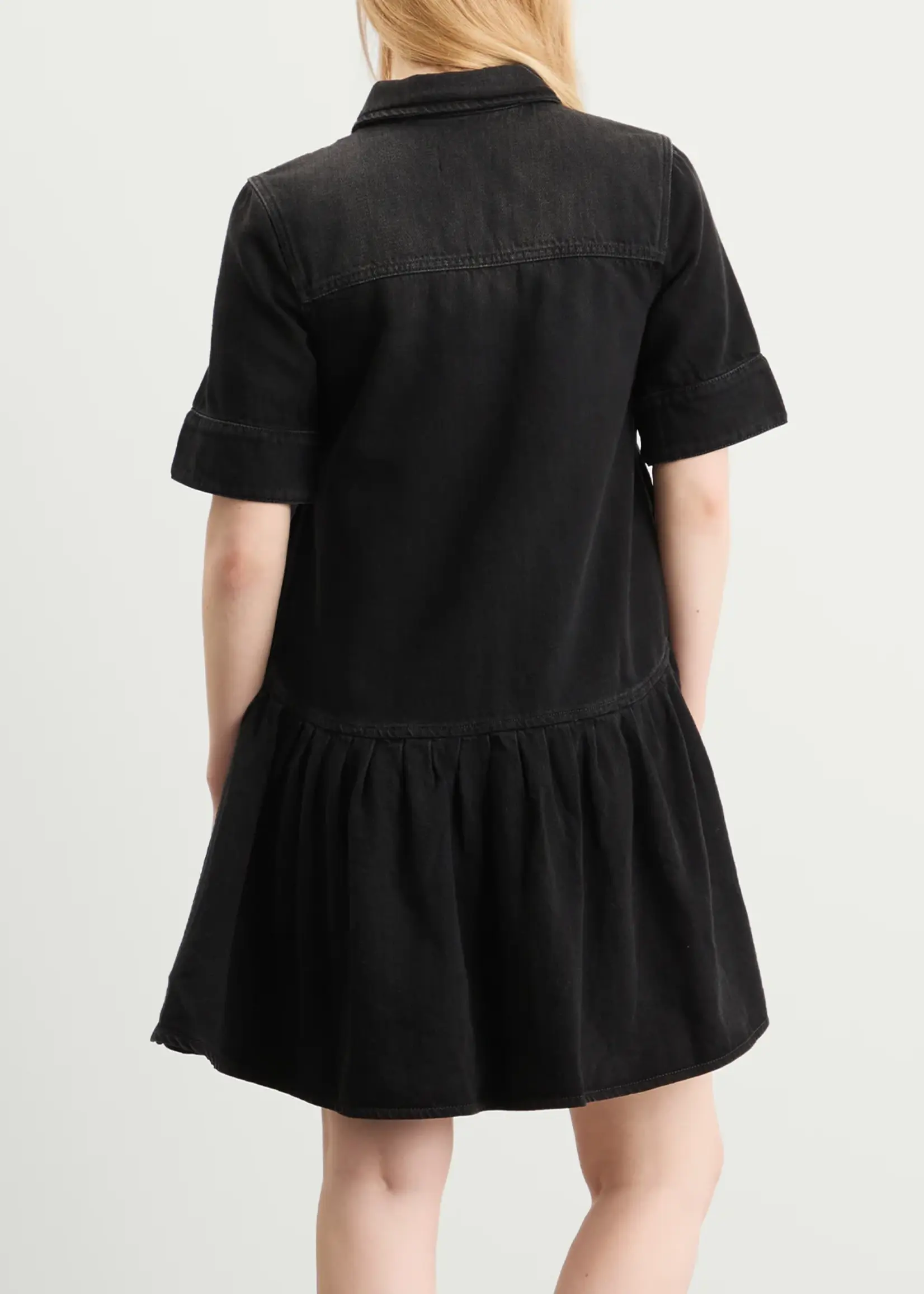 GANNI Future Soft Rigid Denim Mini Dress