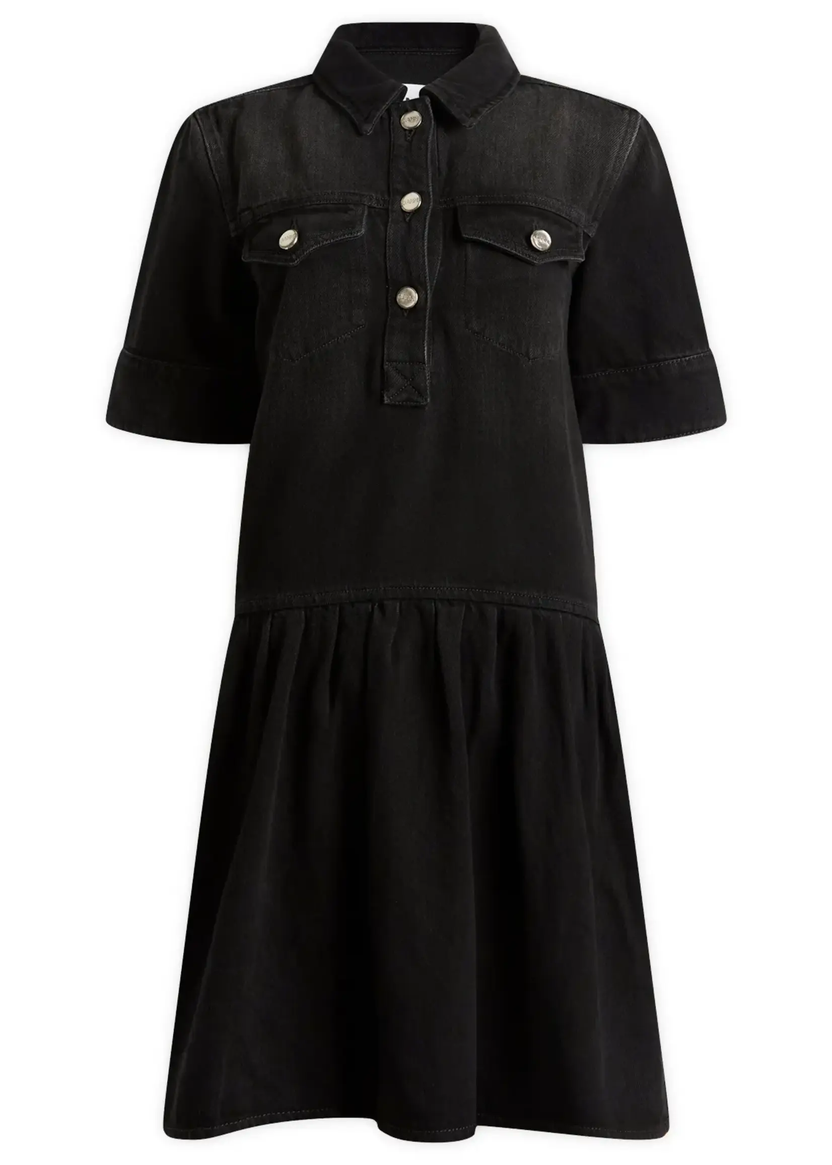 GANNI Future Soft Rigid Denim Mini Dress