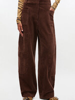 GANNI Seersucker Corduroy Curved Pants