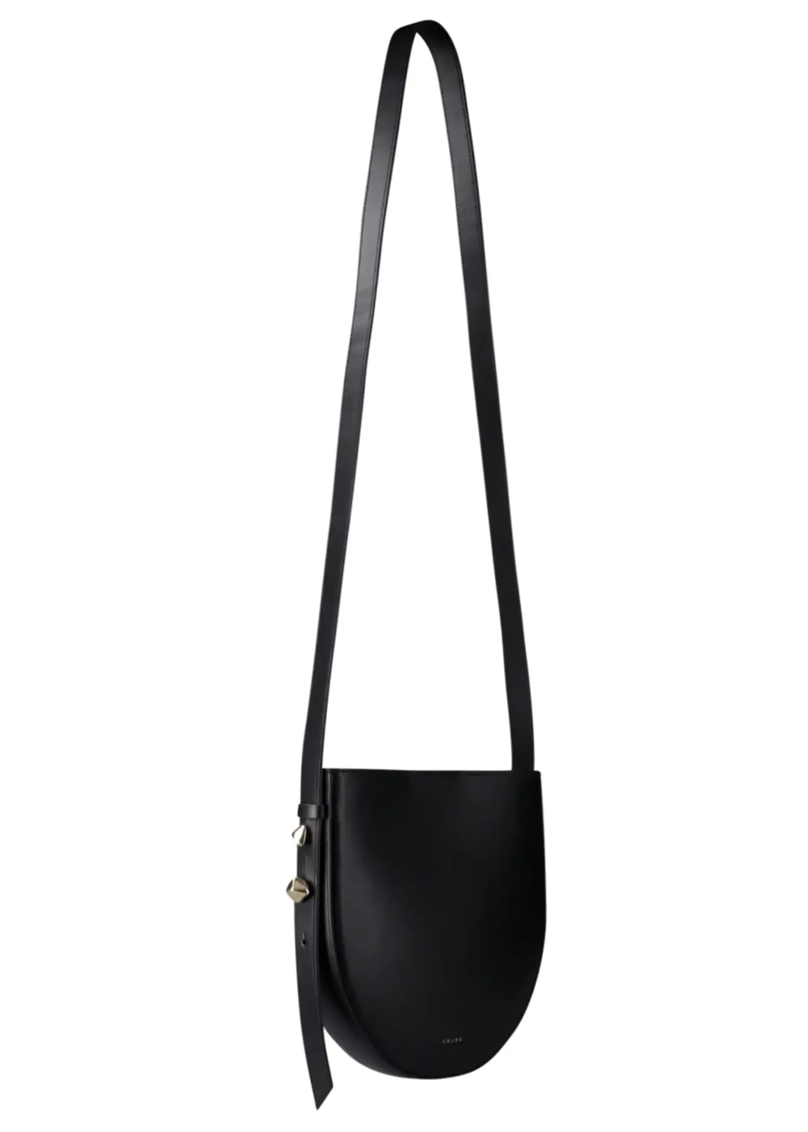 Amanu The Nigeria Bag- Black Leather