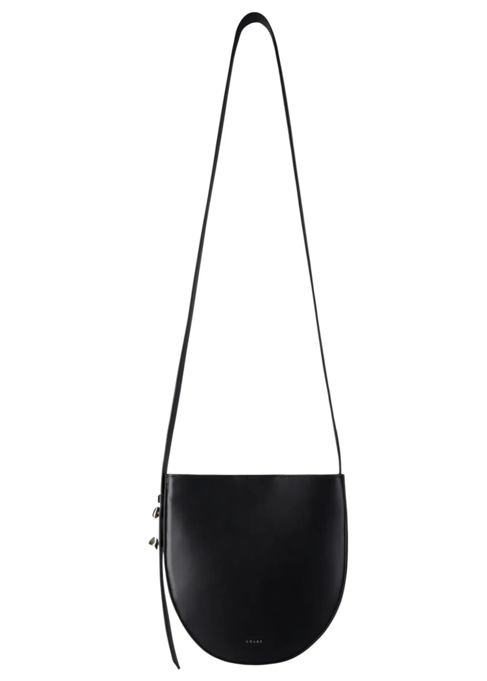 Amanu The Nigeria Bag- Black Leather