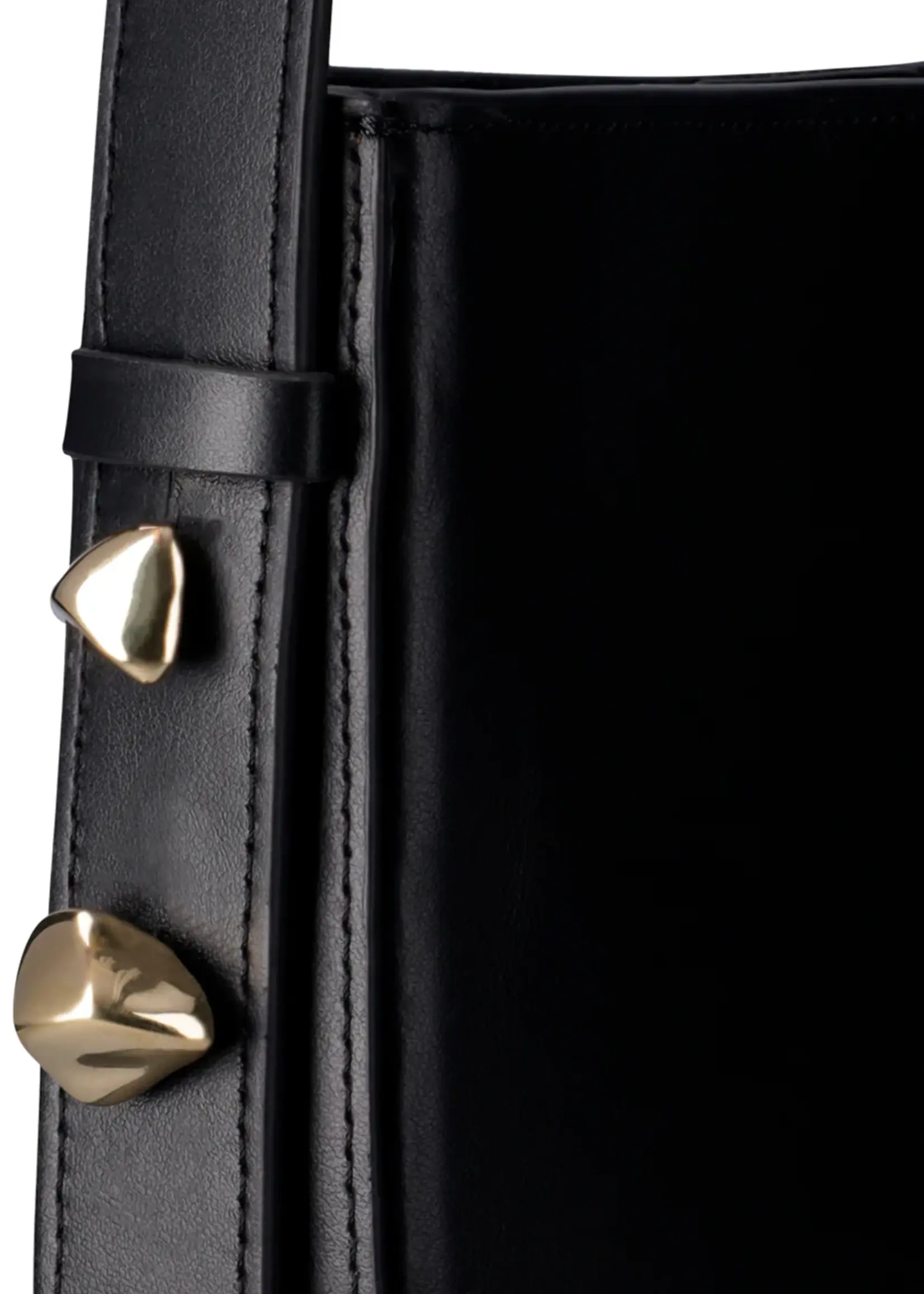 Amanu The Nigeria Bag- Black Leather