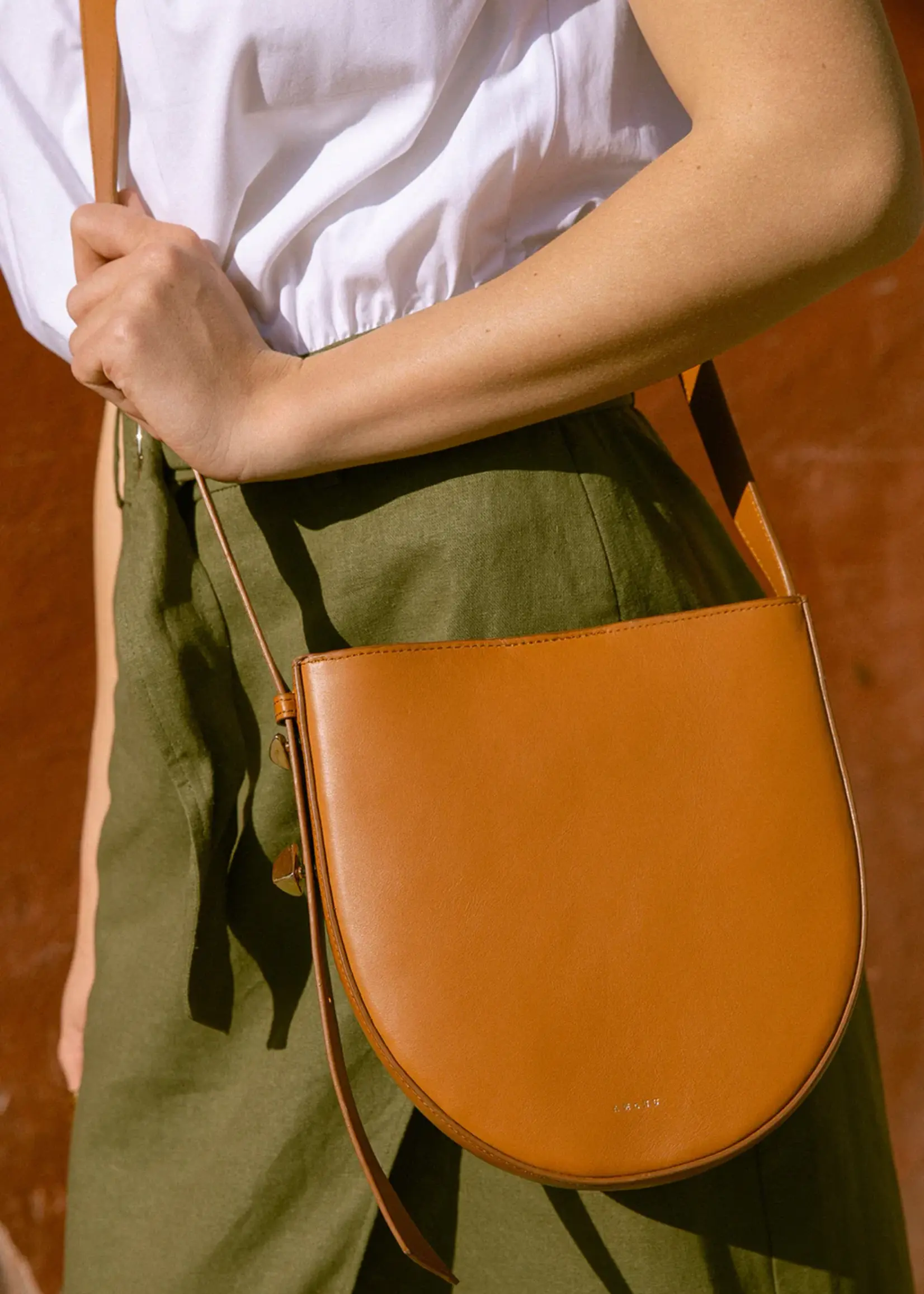 Amanu The Nigeria Bag- Cognac Leather
