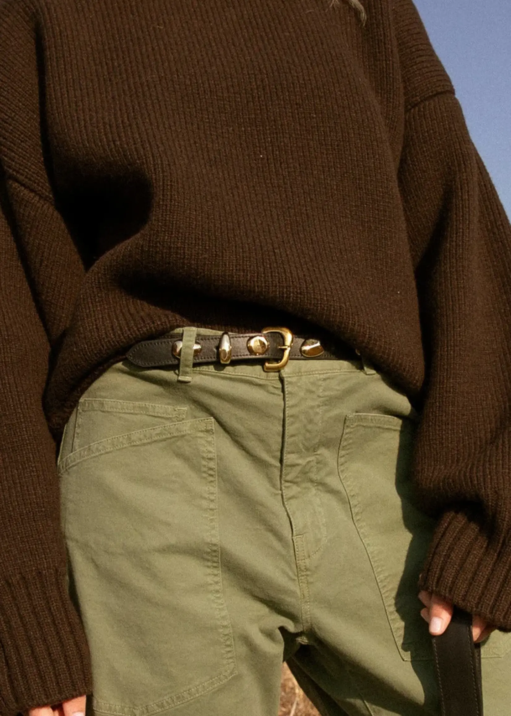 Amanu The Vaal Belt- Black Leather