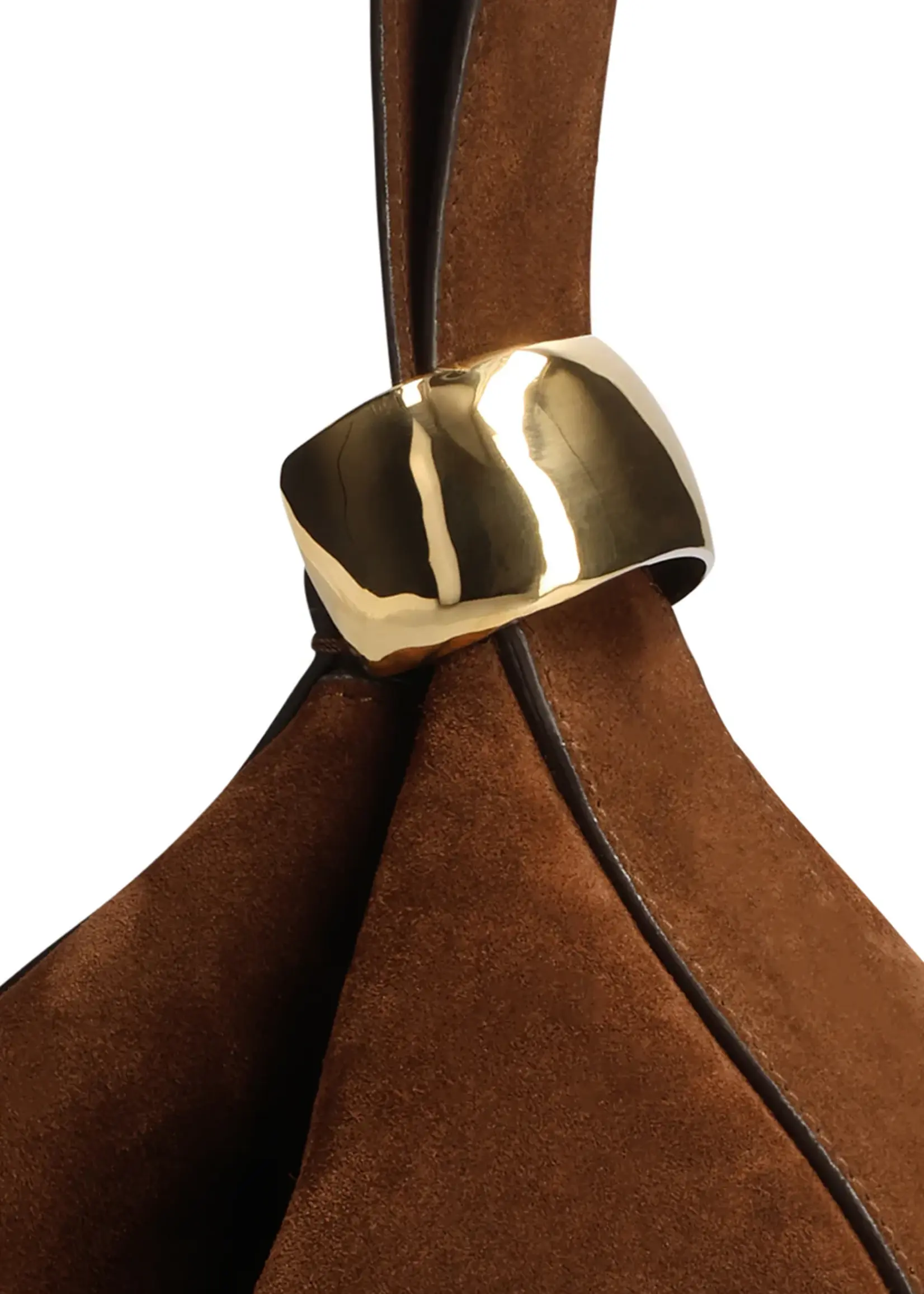 Amanu The Zambia Bag- Chocolate Suede
