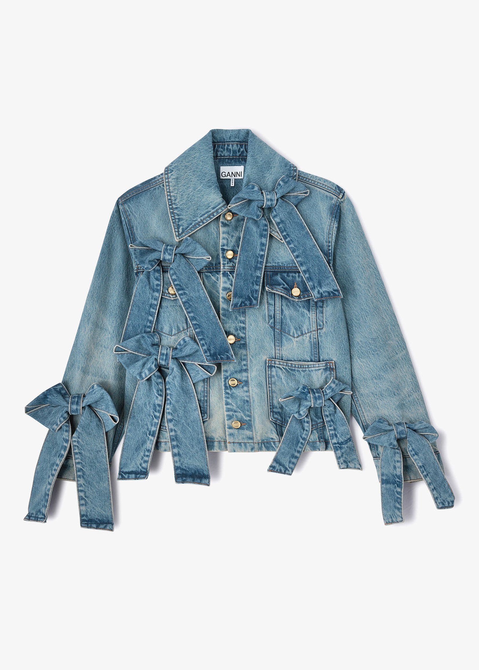 GANNI Tint Rigid Denim Jacket