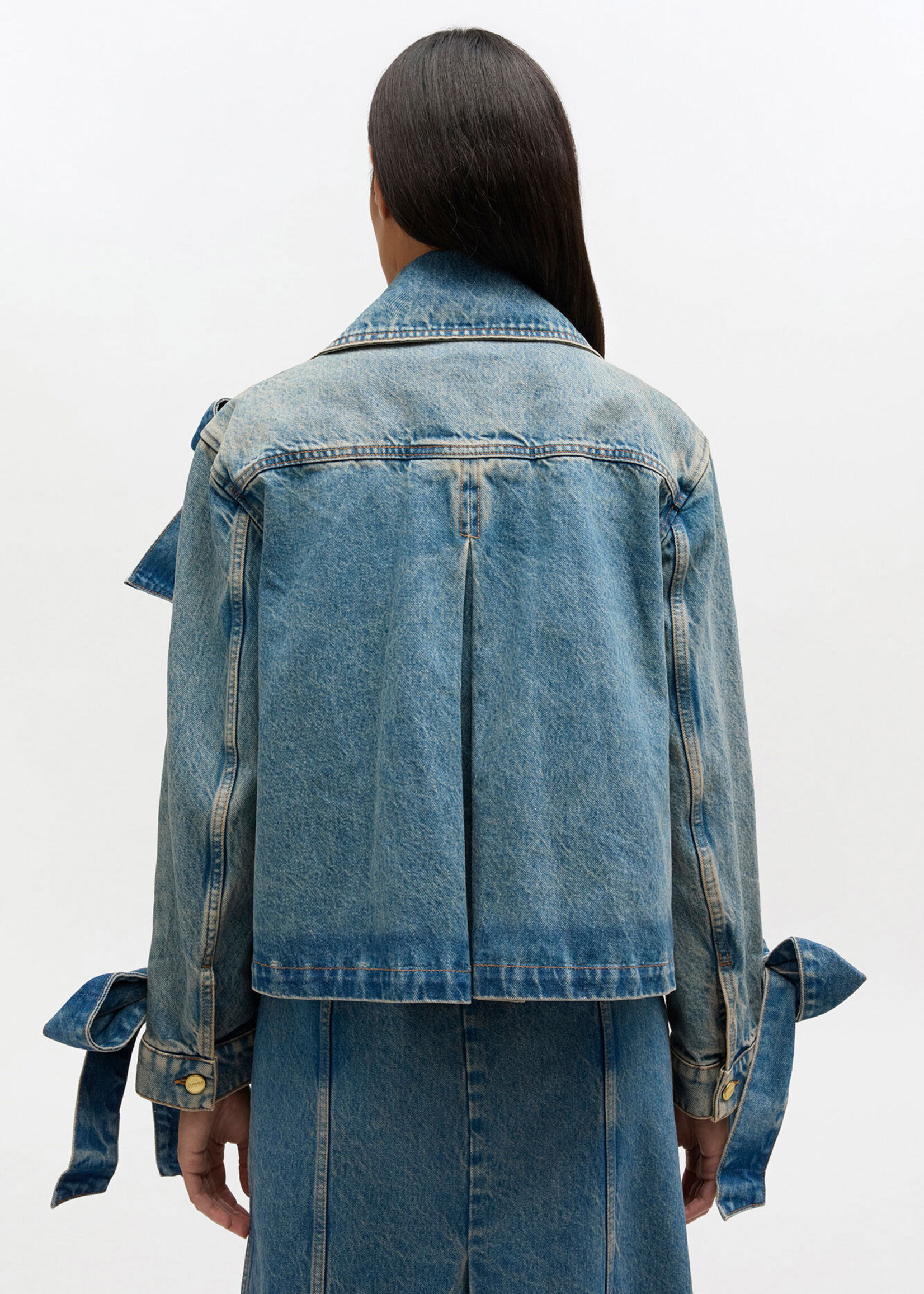 GANNI Tint Rigid Denim Jacket