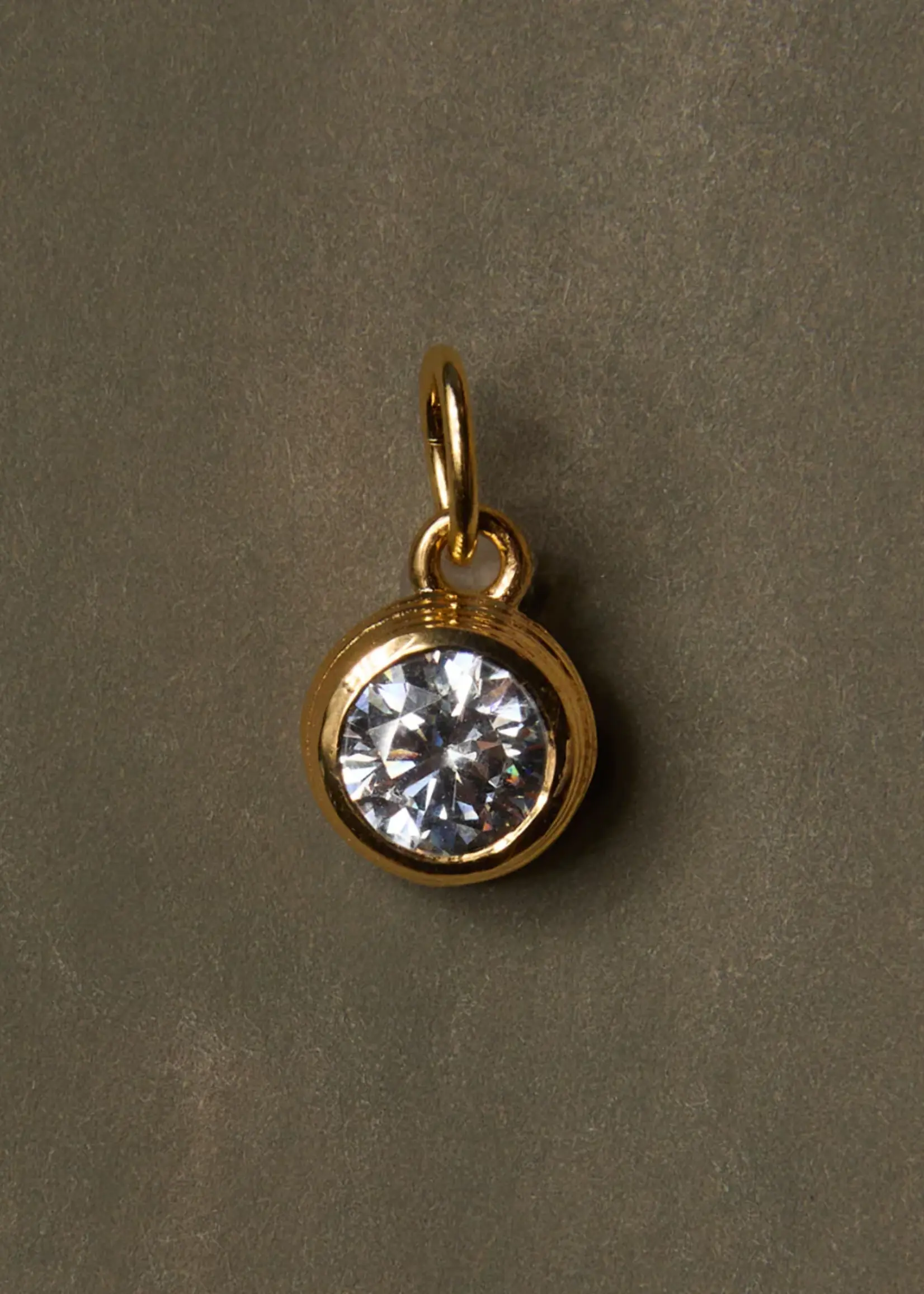 HART Jewelry Gold Cord Necklace w Bezel Charm