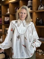 Alemais Mina Embroidered Shirt