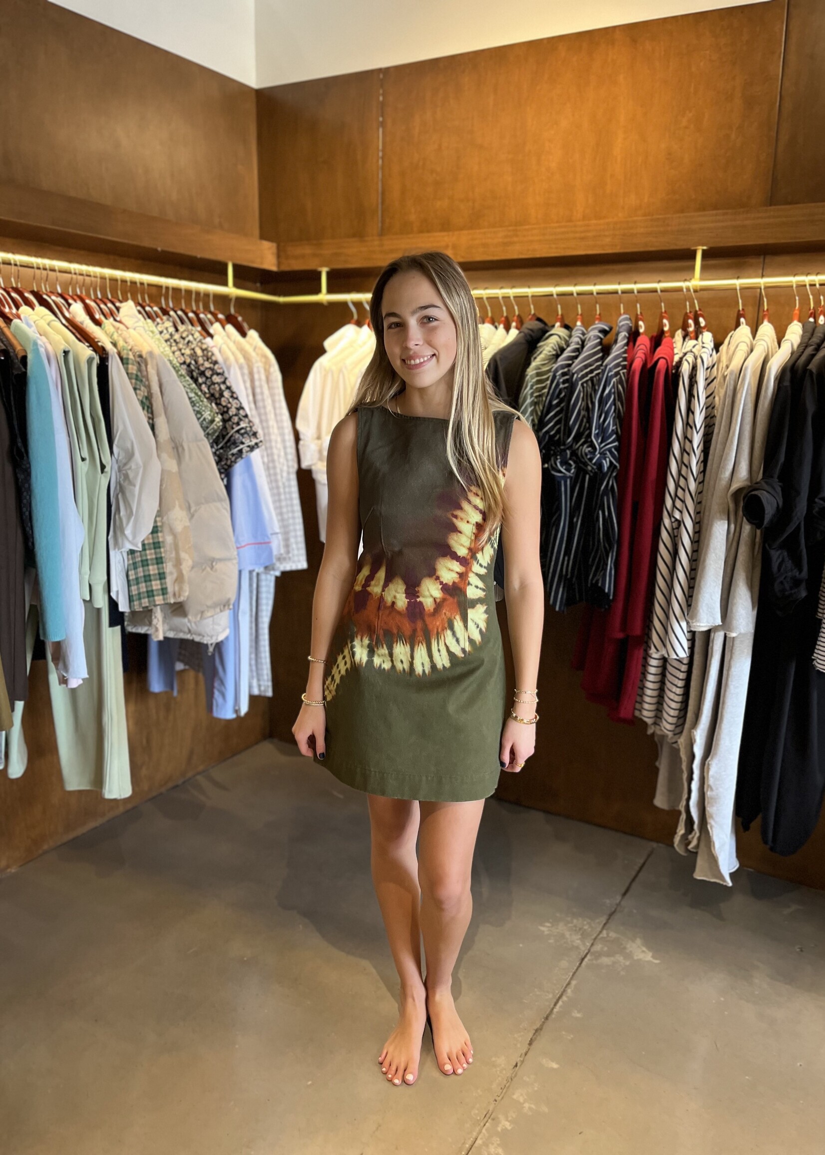 Alemais Marilyn Denim Mini Dress