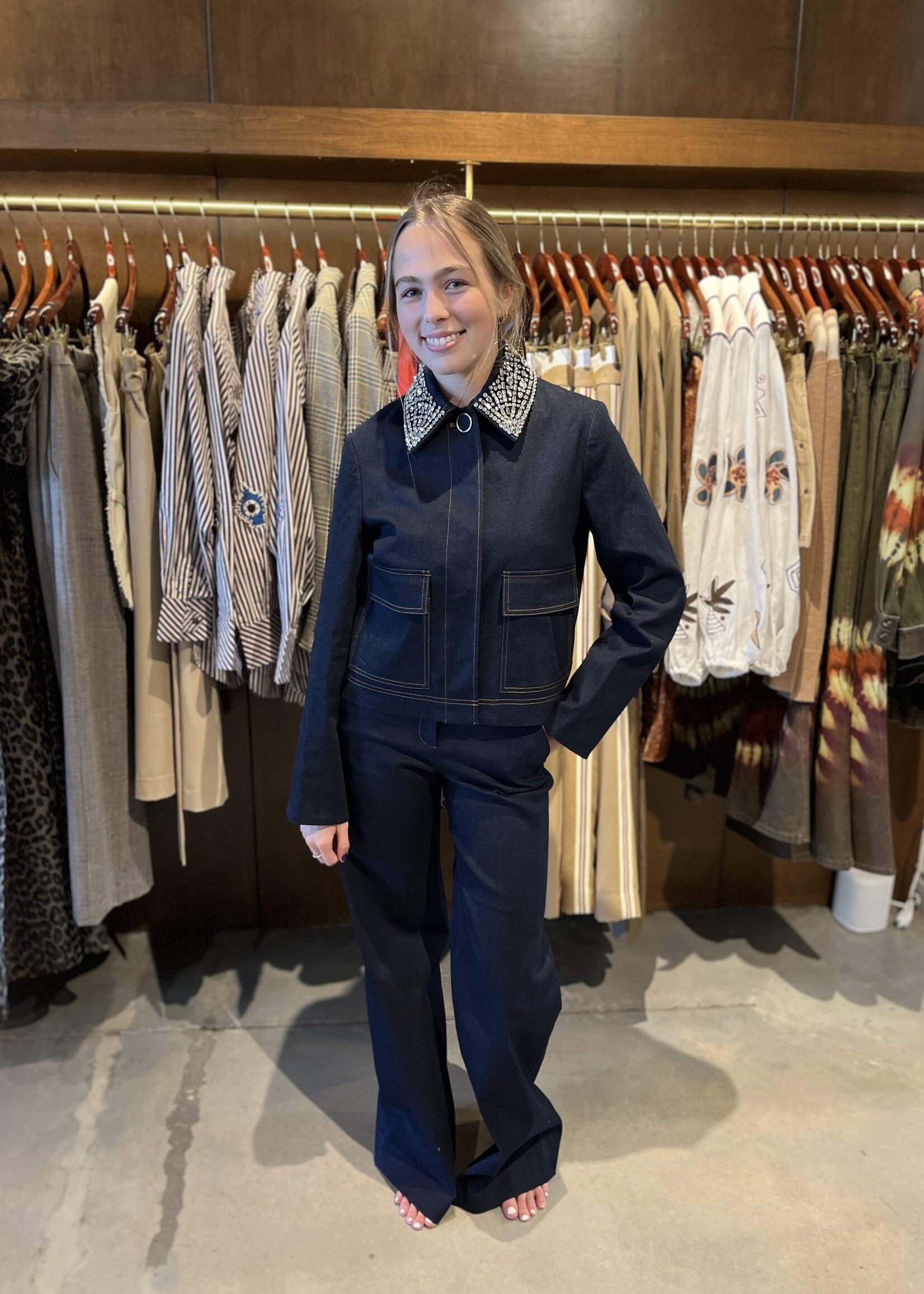 Veronica Beard Embellished Barrington Jacket