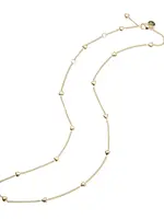 Jane Win Jewelry LOVE Adjustable Heart Chain Necklace