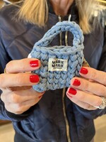 Marie Marie Bag Charm- Blue Tote