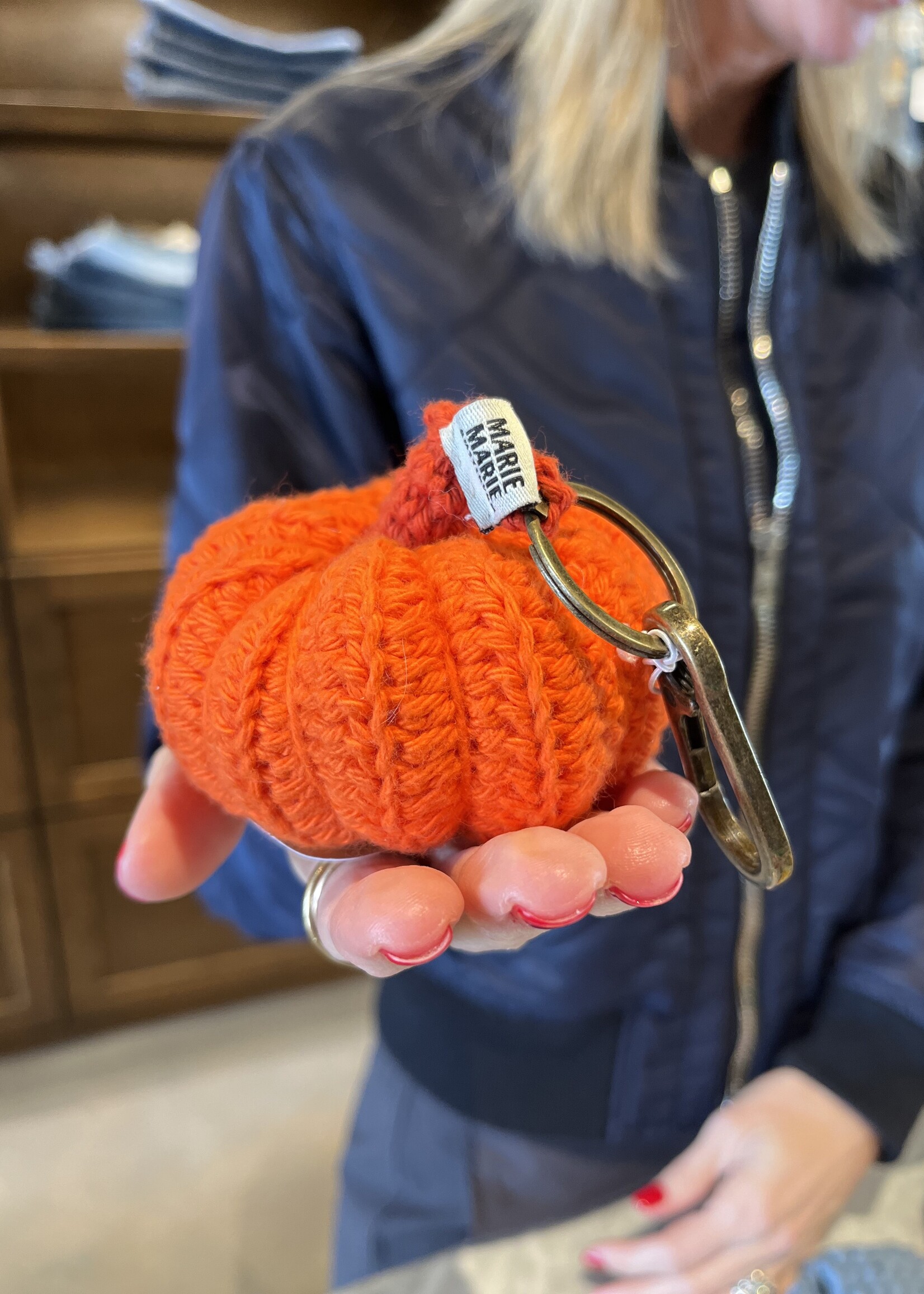 Marie Marie Bag Charm- Pumpkin