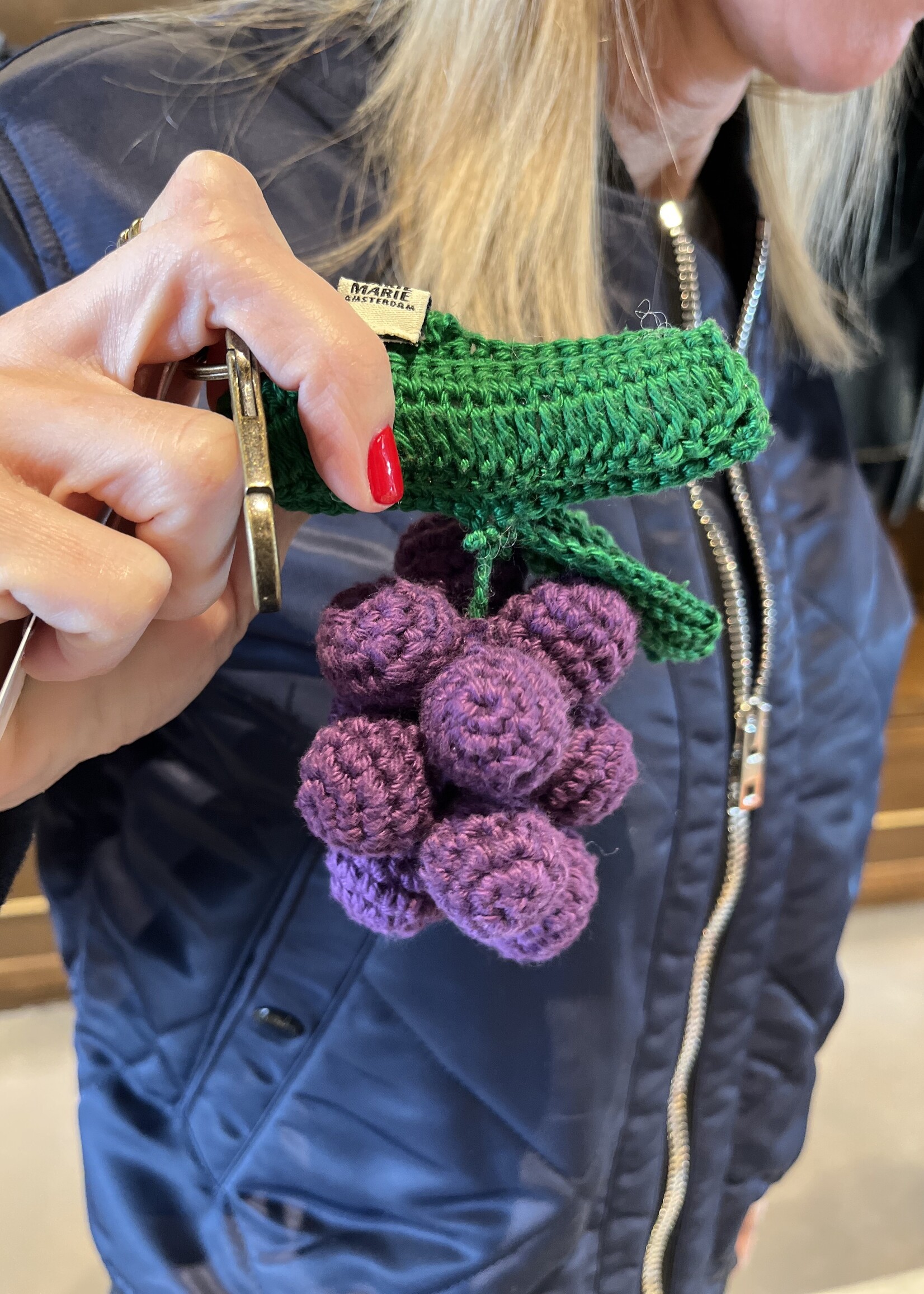 Marie Marie Bag Charm- Grape