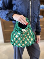 Marie Marie Little Crochet Handbag- Green