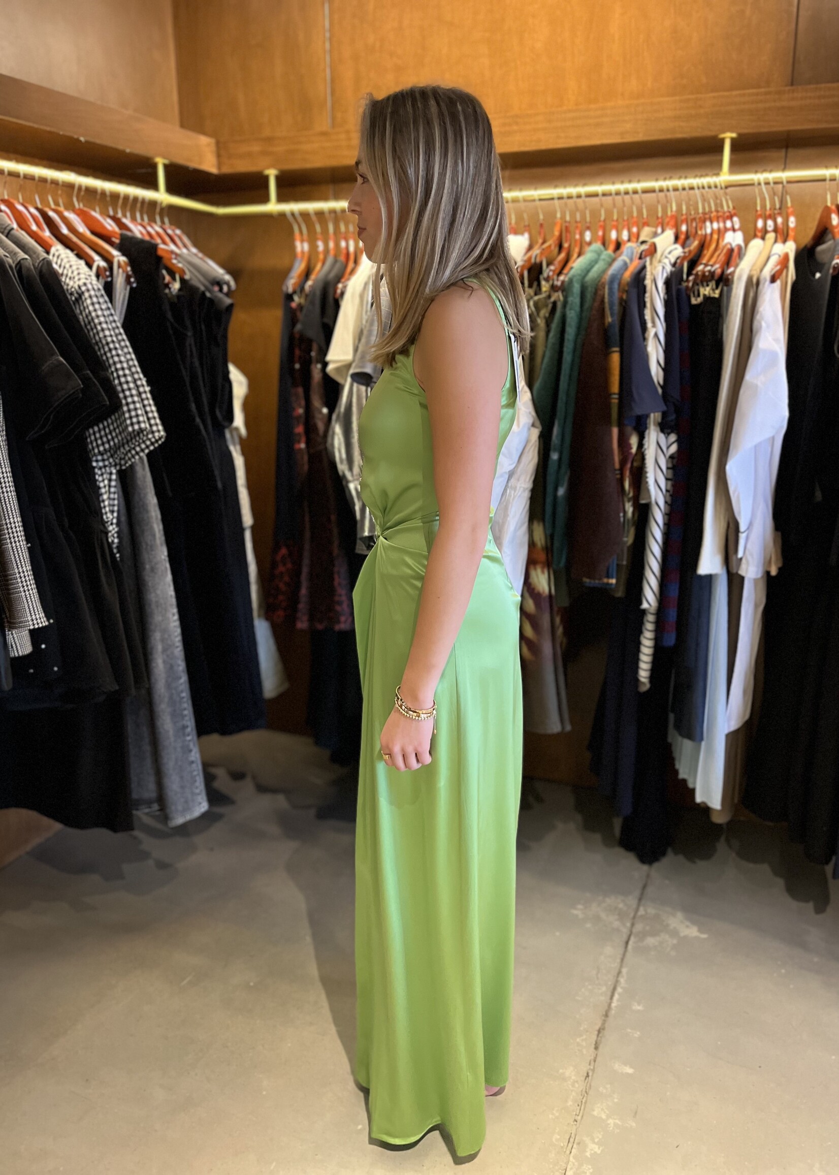 Staud Jaelyn Silk Dress