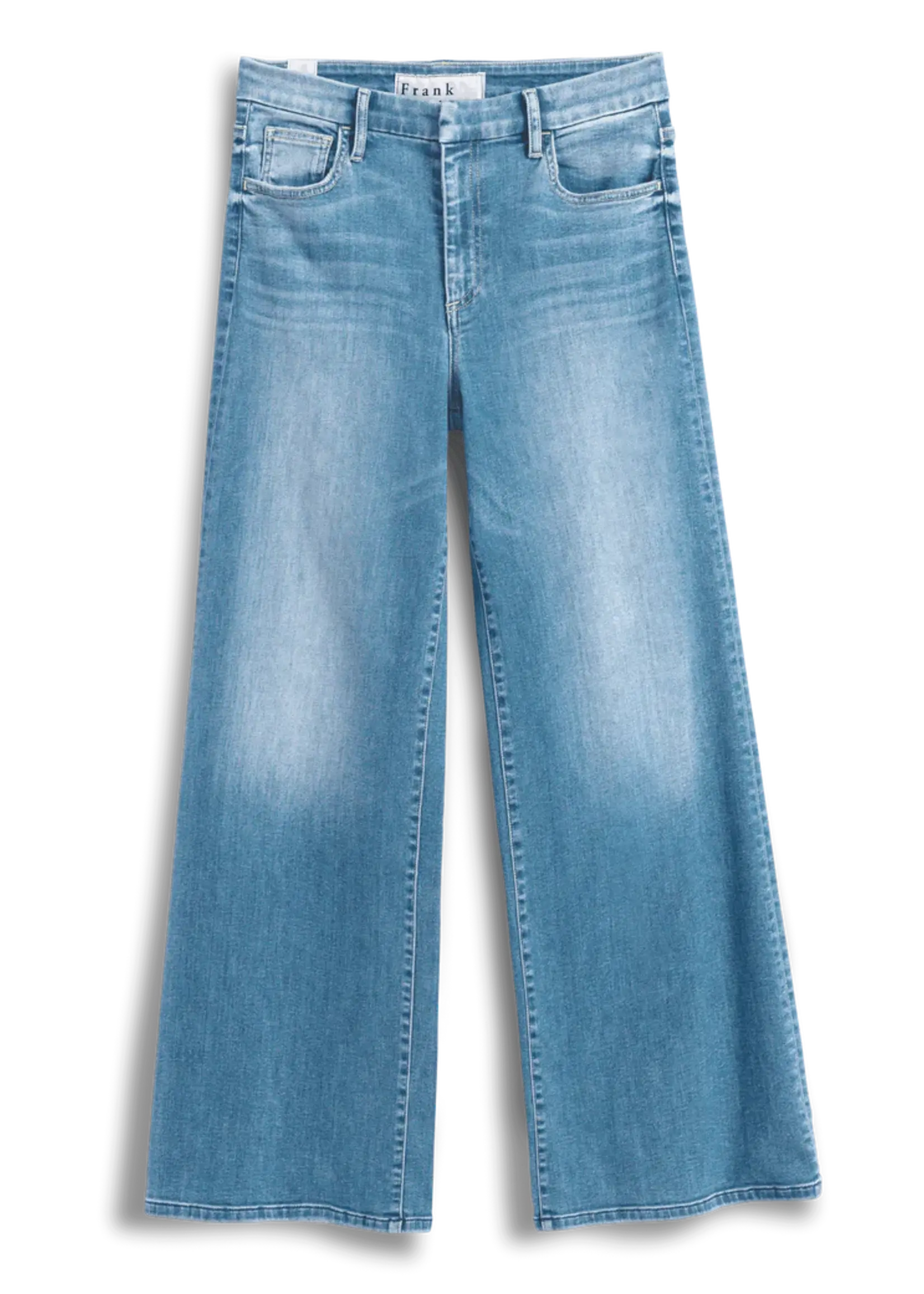 Frank & Eileen East Galway Long Gaucho Jean- 1972 Light Wash